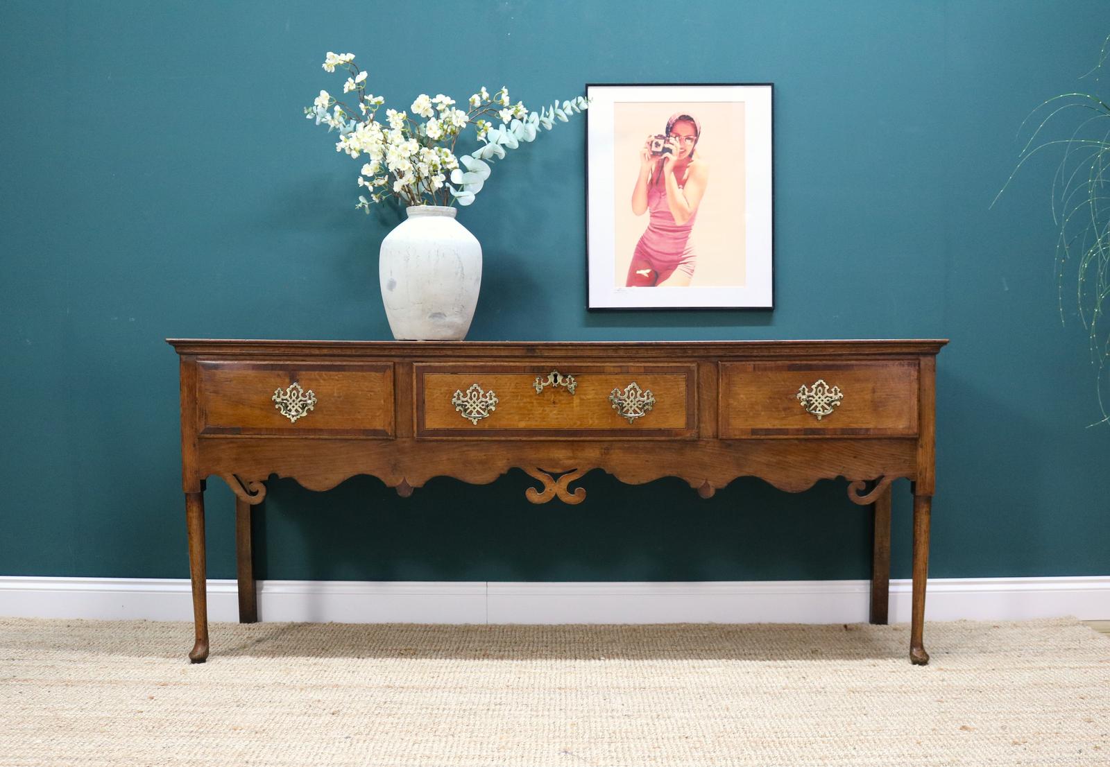 George III Oak Dresser Base (1 of 11)