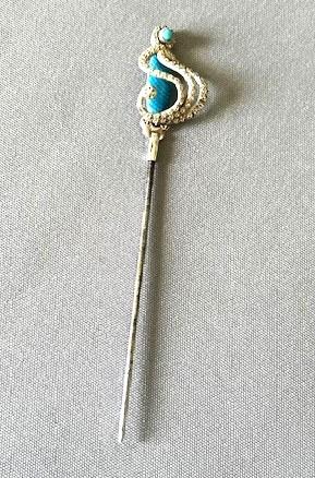 Charles Horner Chester Novelty Silver & Enamel Stick Pin (1 of 5) Charles Horner Chester Novelty Silver & Enamel Stick Pin (1 of 5)