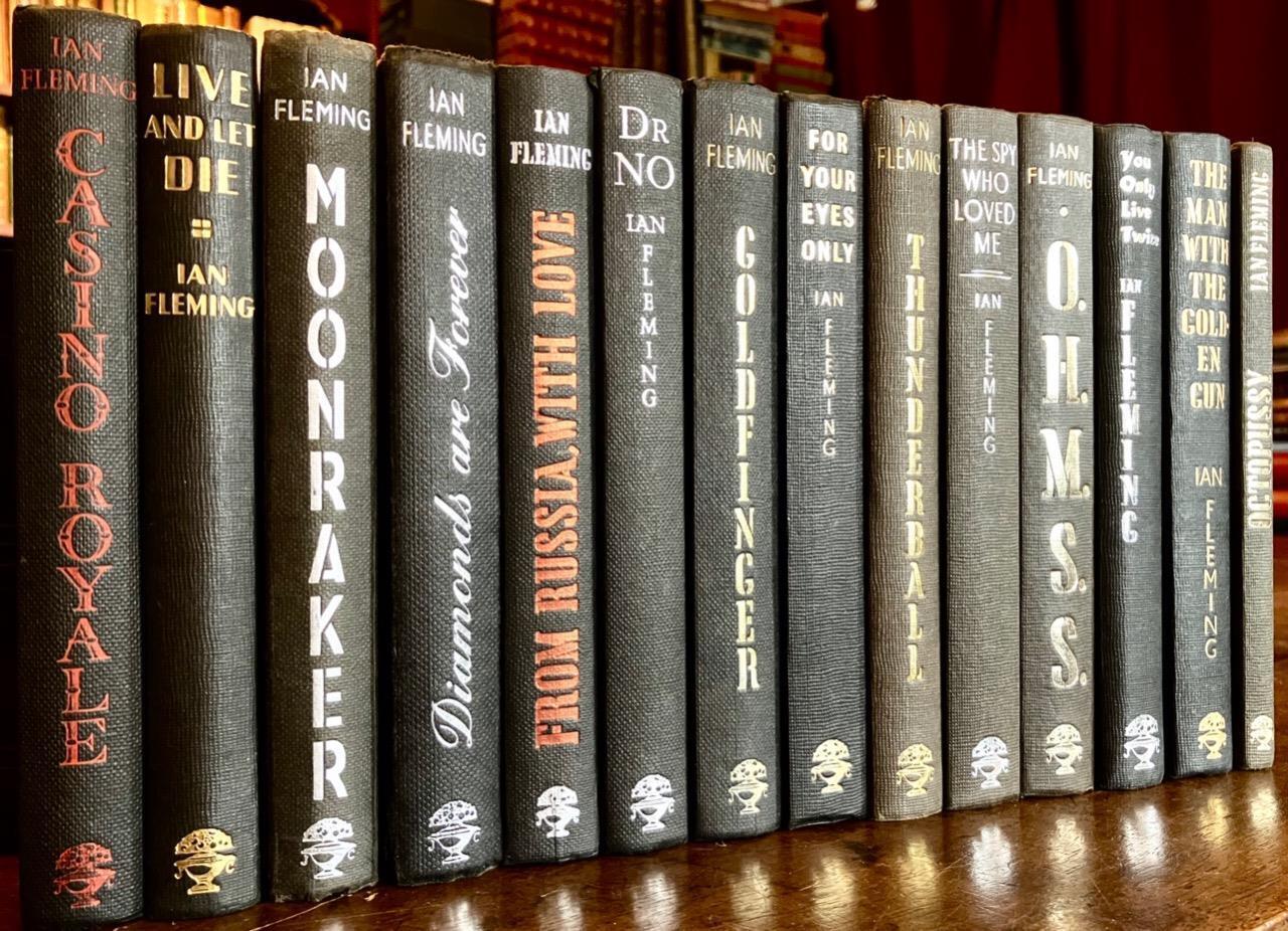 1950s & 1960s Complete Set of James Bond Novels by Ian Fleming 14 Vols Hardbacks (1 of 4)