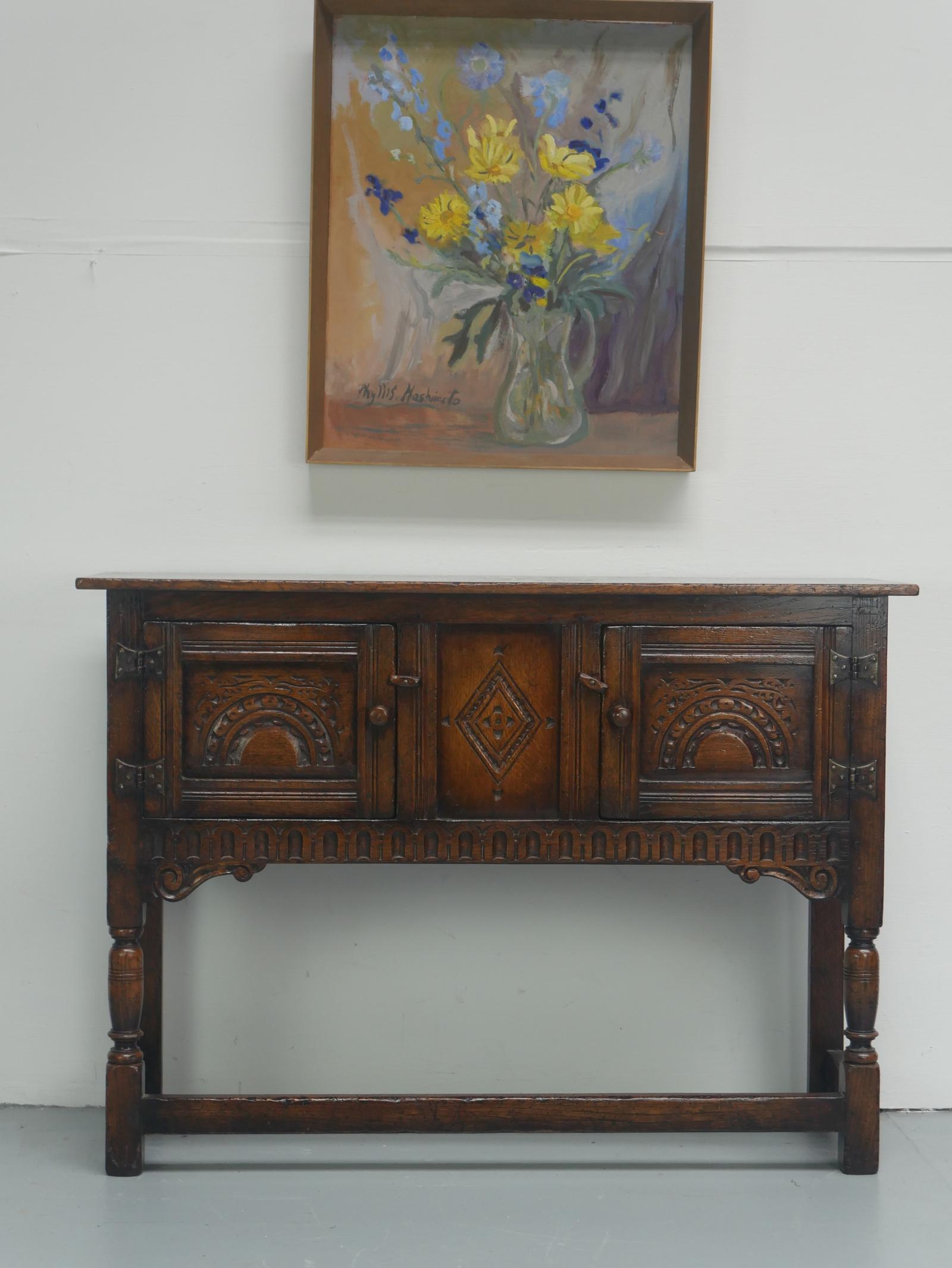 Small Solid Oak Side Cabinet (1 of 11) Small Solid Oak Side Cabinet (1 of 11)