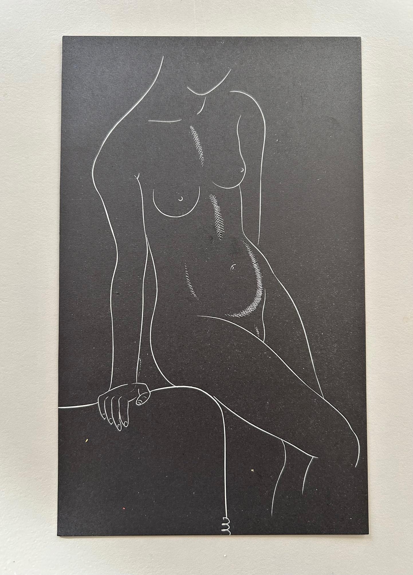Nude Engraving by Eric Gill (1 of 2) Nude Engraving by Eric Gill (1 of 2)