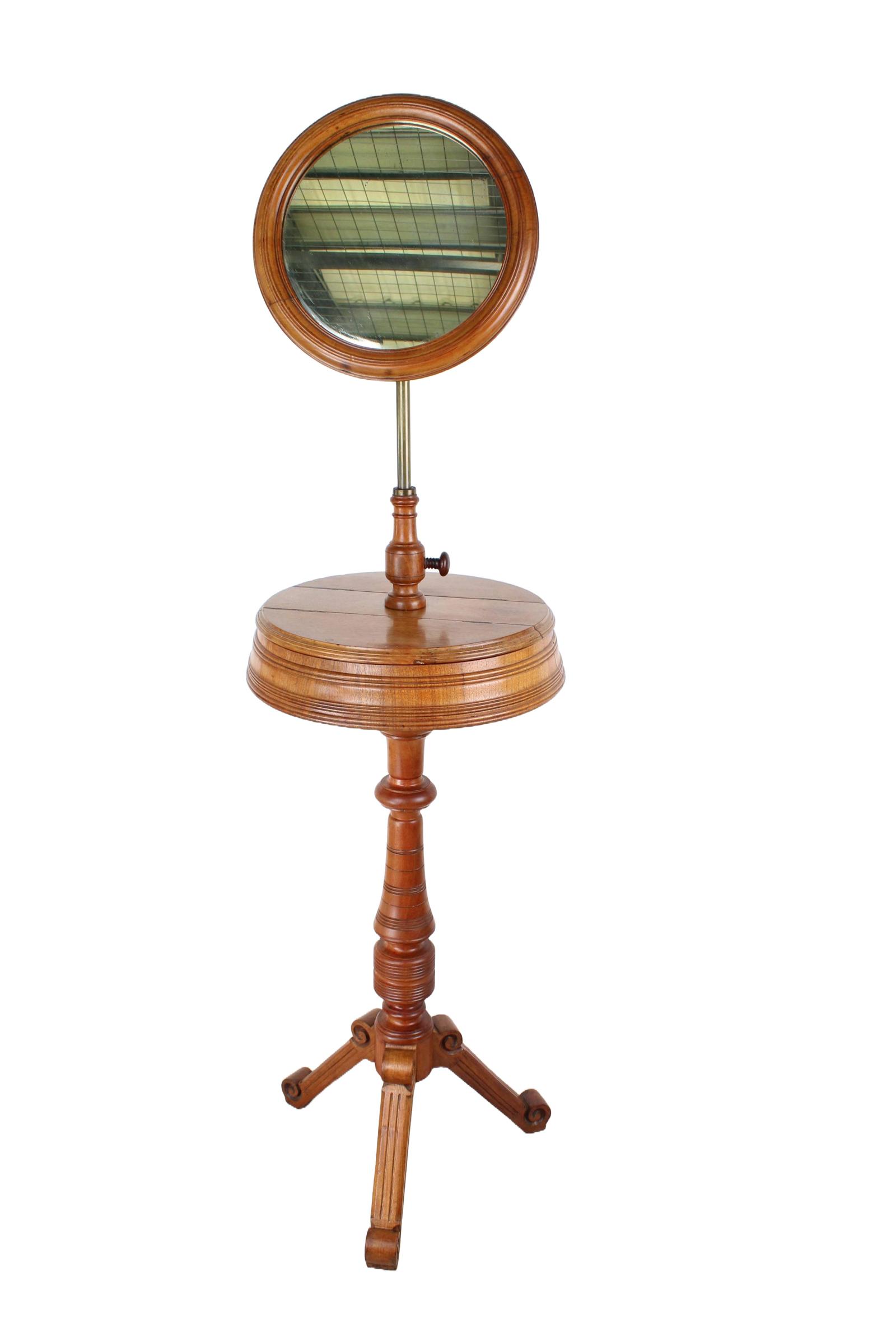 Victorian Shaving Stand with Adjustable Mirror (1 of 13)
