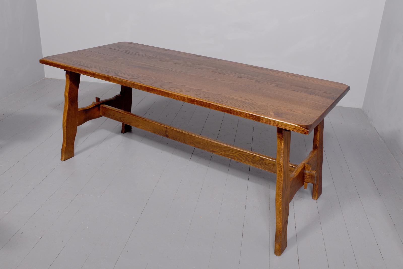 Solid Oak Refectory Dining Table (1 of 5)