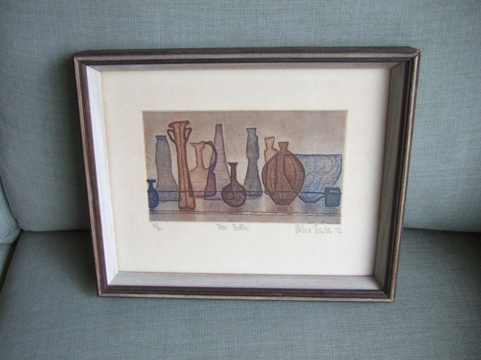 Valerie Thornton: Etching "Tear Bottles" (1 of 5) Valerie Thornton: Etching "Tear Bottles" (1 of 5)