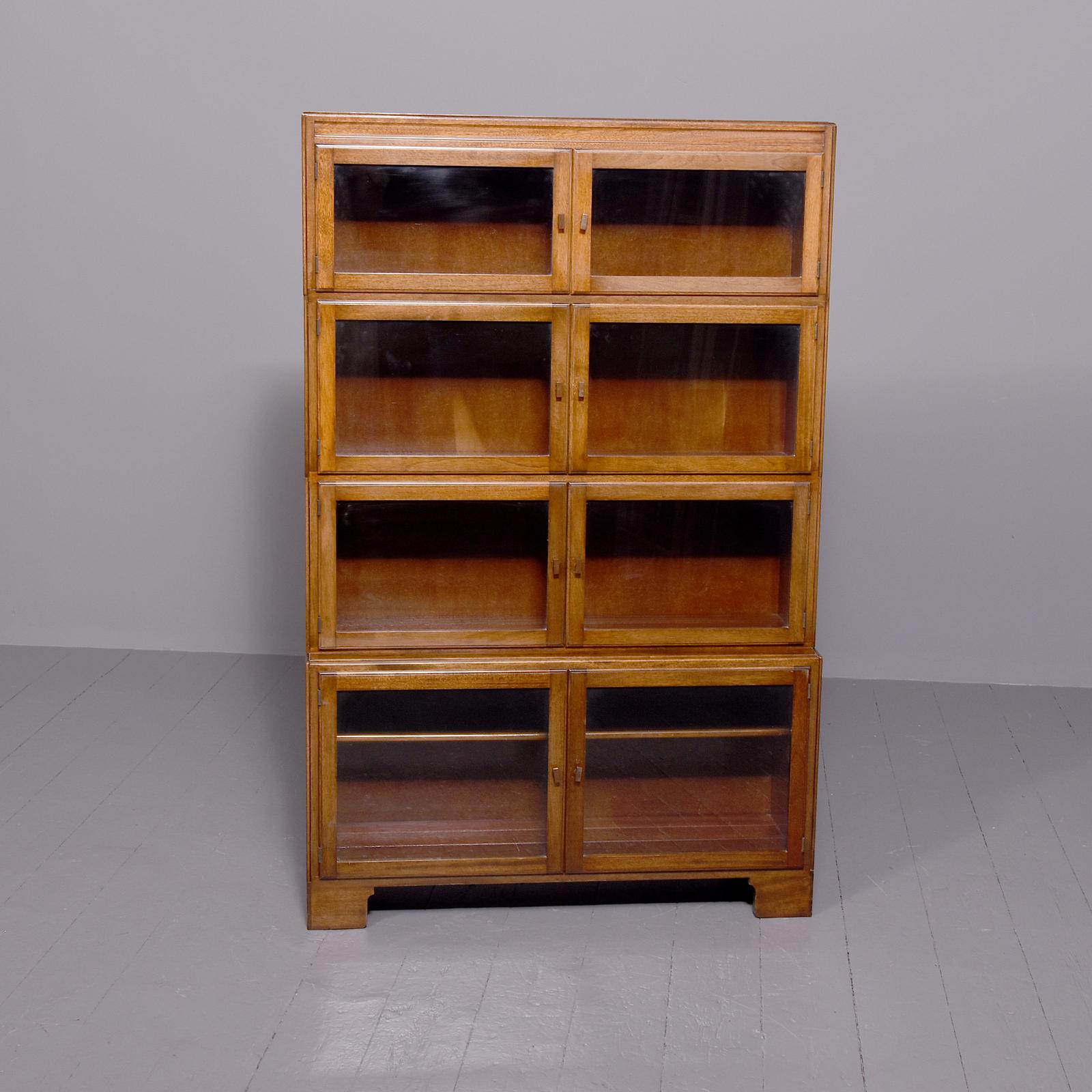 Mahogany Four Section Bookcase by Minty Ltd (1 of 9) Mahogany Four Section Bookcase by Minty Ltd (1 of 9)