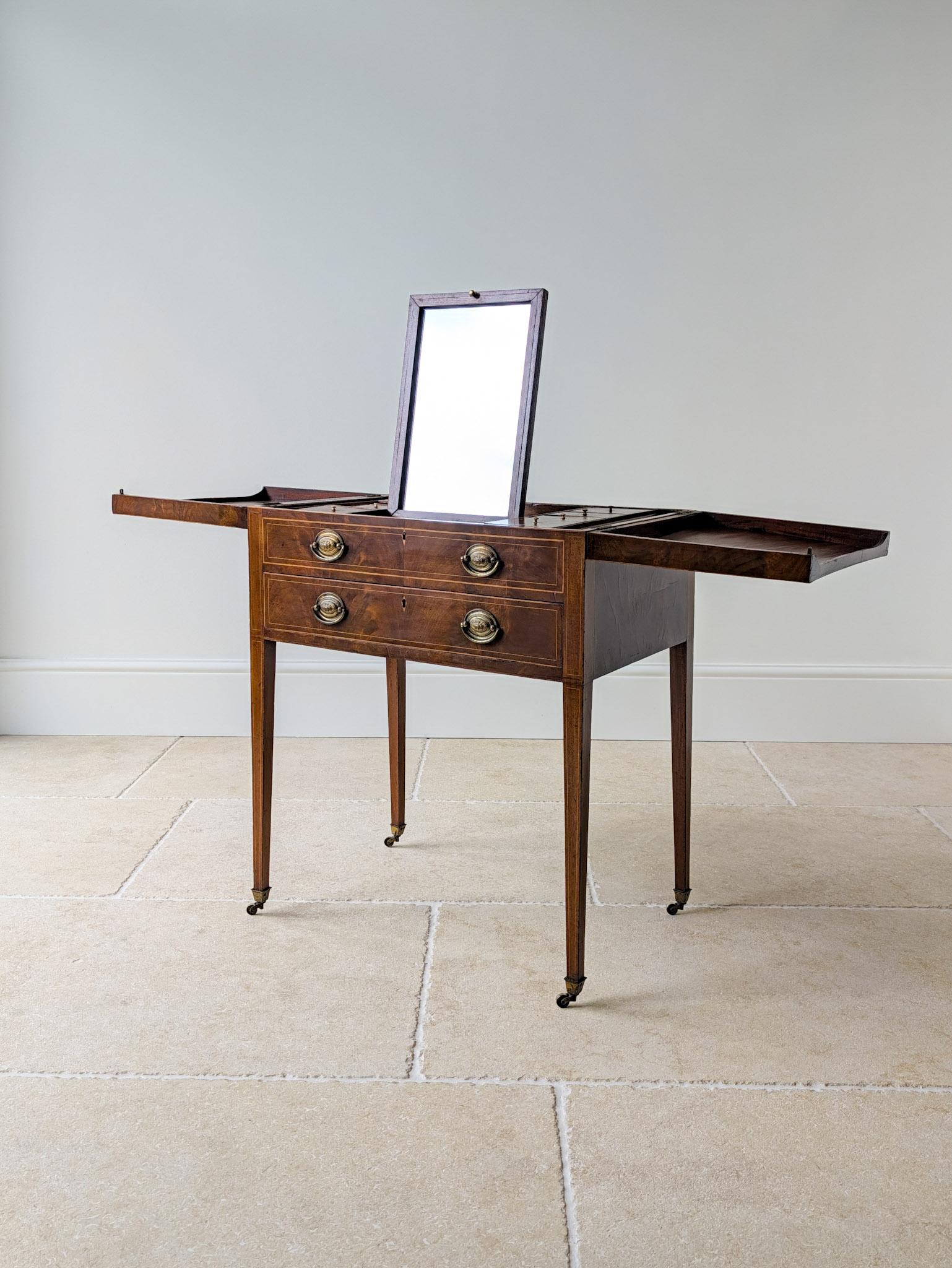 Antique Georgian Mahogany Folding Dressing Table c.1790 (1 of 20) Antique Georgian Mahogany Folding Dressing Table c.1790 (1 of 20)