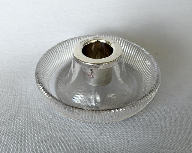 Rare Victorian Silver & Cut Glass Match Striker (1 of 6) Rare Victorian Silver & Cut Glass Match Striker (1 of 6)