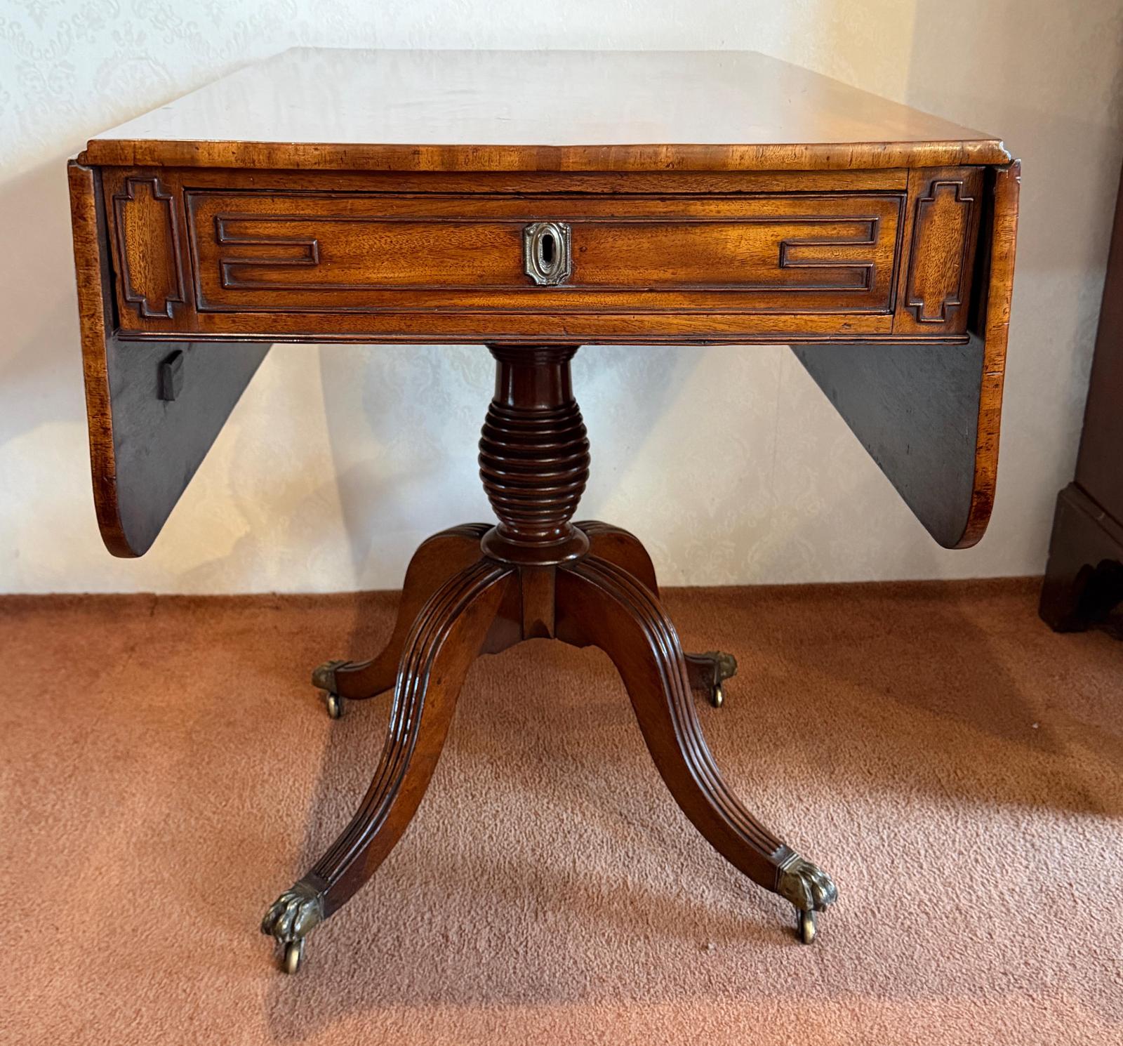 Mahogany Four Seater Drop Leaf Breakfast Table (1 of 8) Mahogany Four Seater Drop Leaf Breakfast Table (1 of 8)