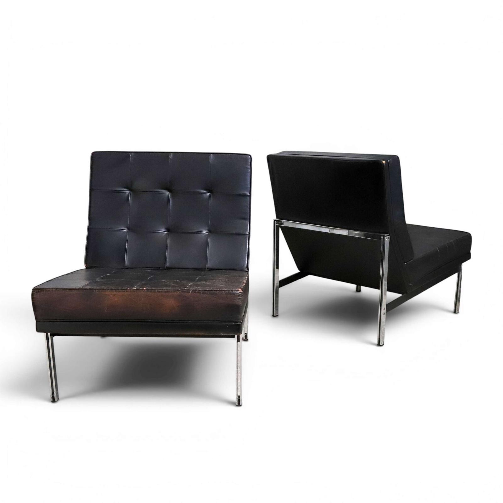 Pair of Florence Knoll Lounge Chairs - Knoll International 1960s (1 of 6) Pair of Florence Knoll Lounge Chairs - Knoll International 1960s (1 of 6)