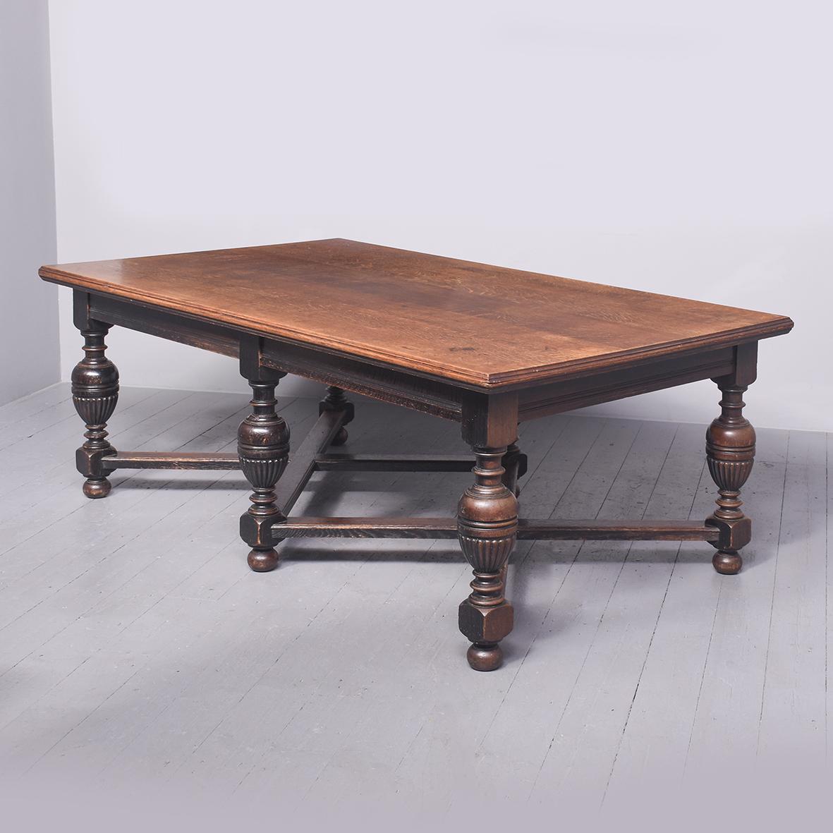 Large Oak Dining Table (1 of 6) Large Oak Dining Table (1 of 6)