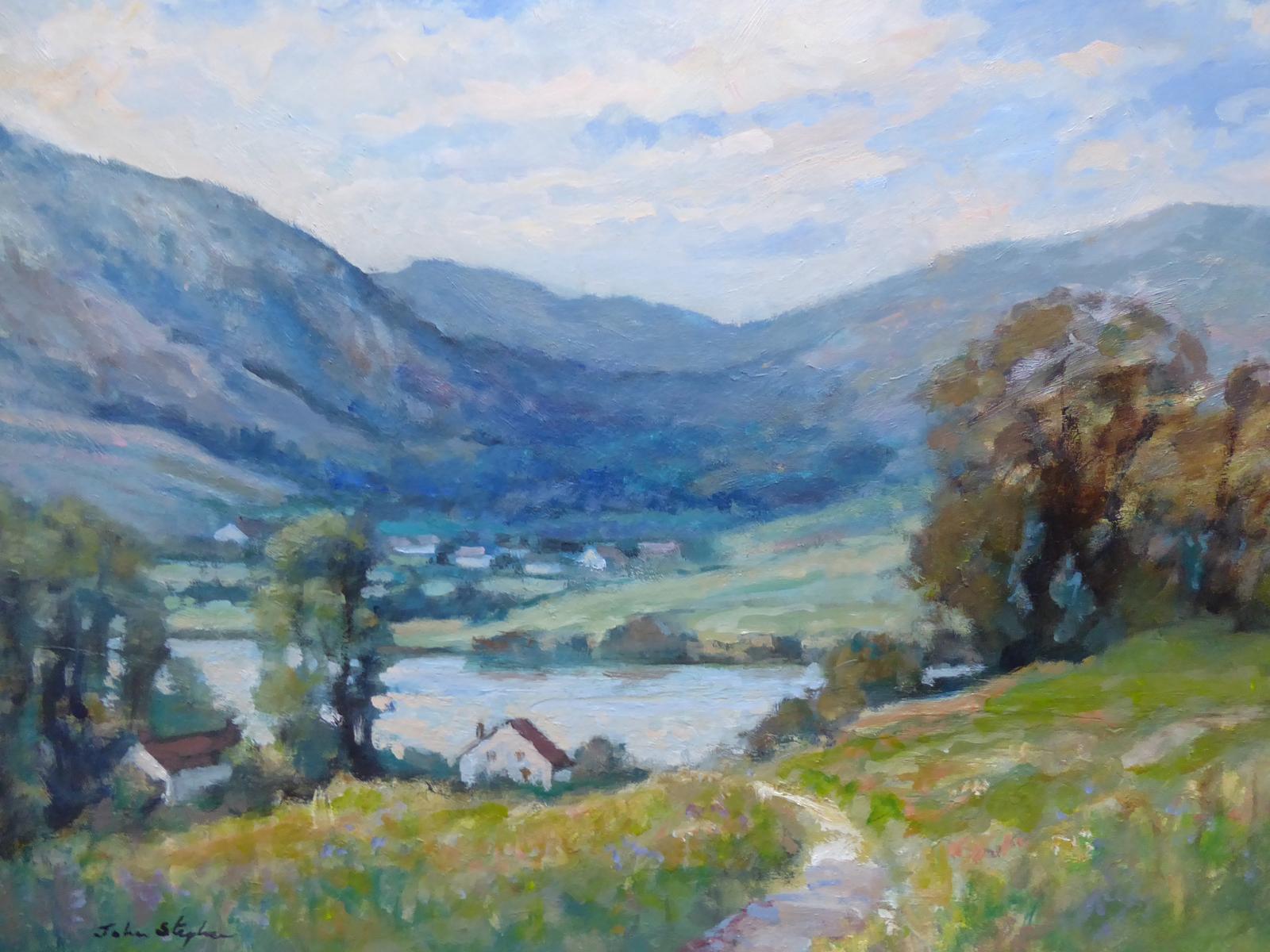 Oil on Board Lake Coniston Listed Artist John Stephens (1 of 13)