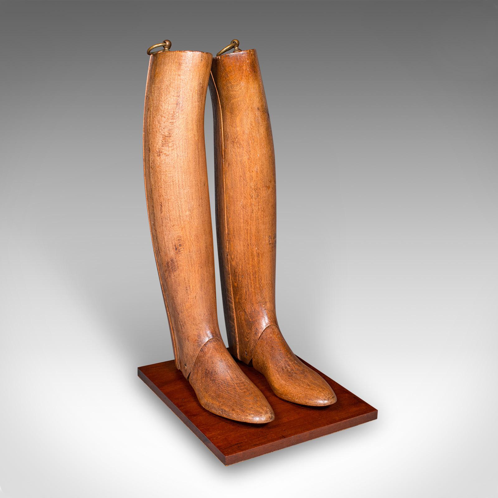 Antique Bootmaker’s Display, English, Beech, Riding Boot Stretcher, Edwardian (1 of 10)