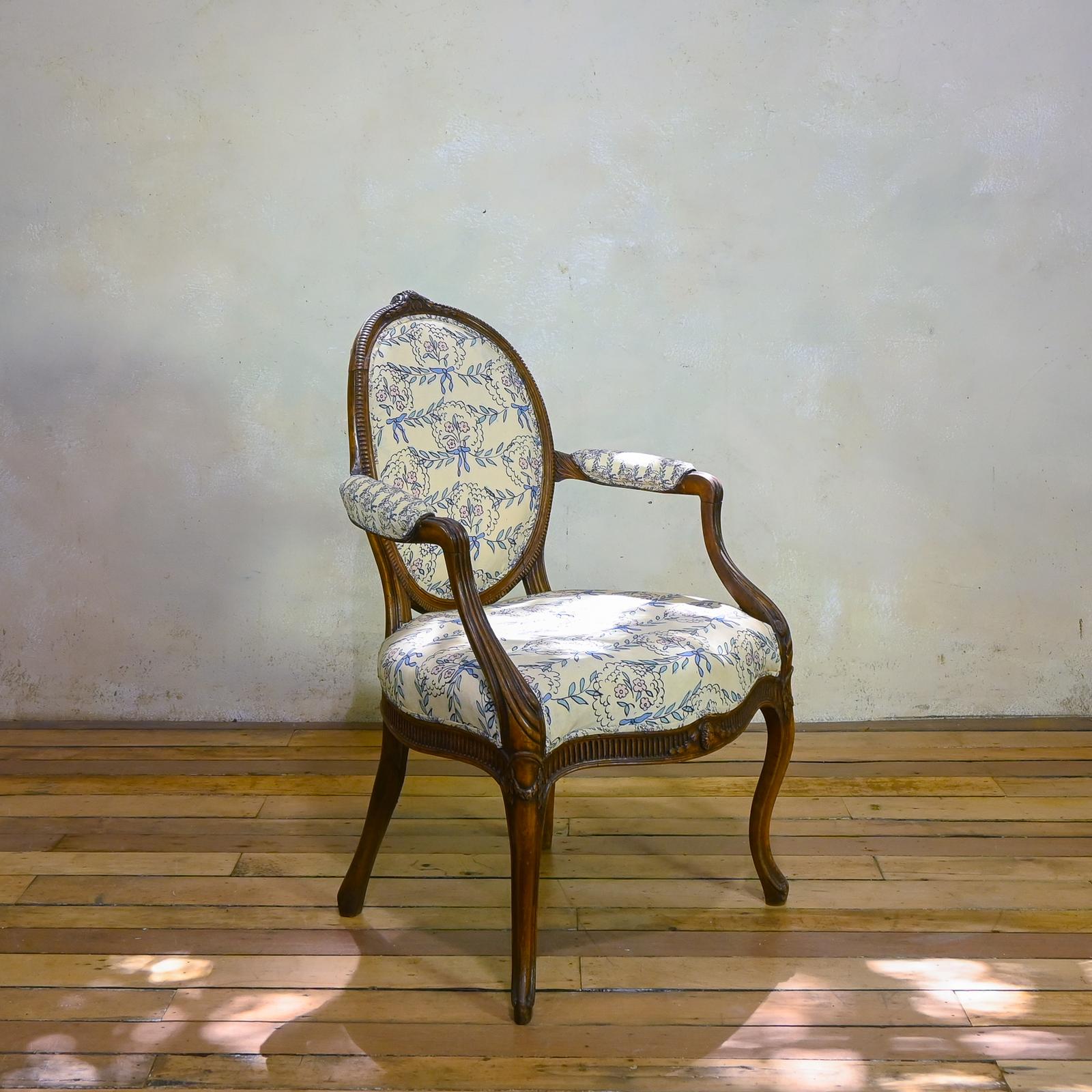 George III Open Armchair in Manner of Thomas Chippendale (1 of 12) George III Open Armchair in Manner of Thomas Chippendale (1 of 12)