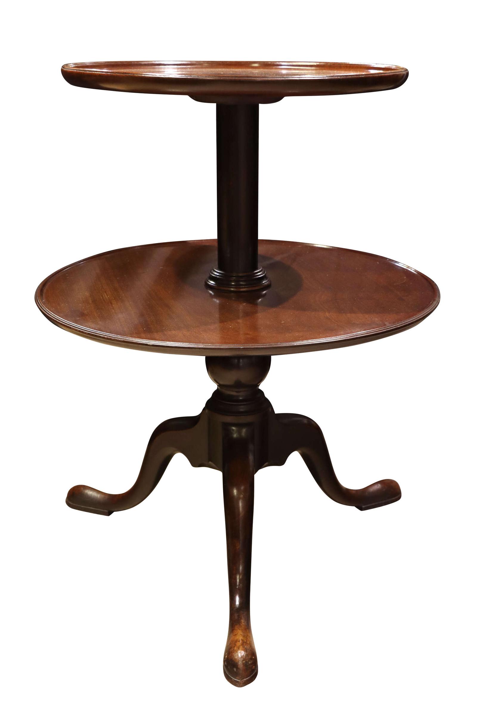 Georgian Mahogany Two-Tier Tripod Side Table c.1780 (1 of 4) Georgian Mahogany Two-Tier Tripod Side Table c.1780 (1 of 4)