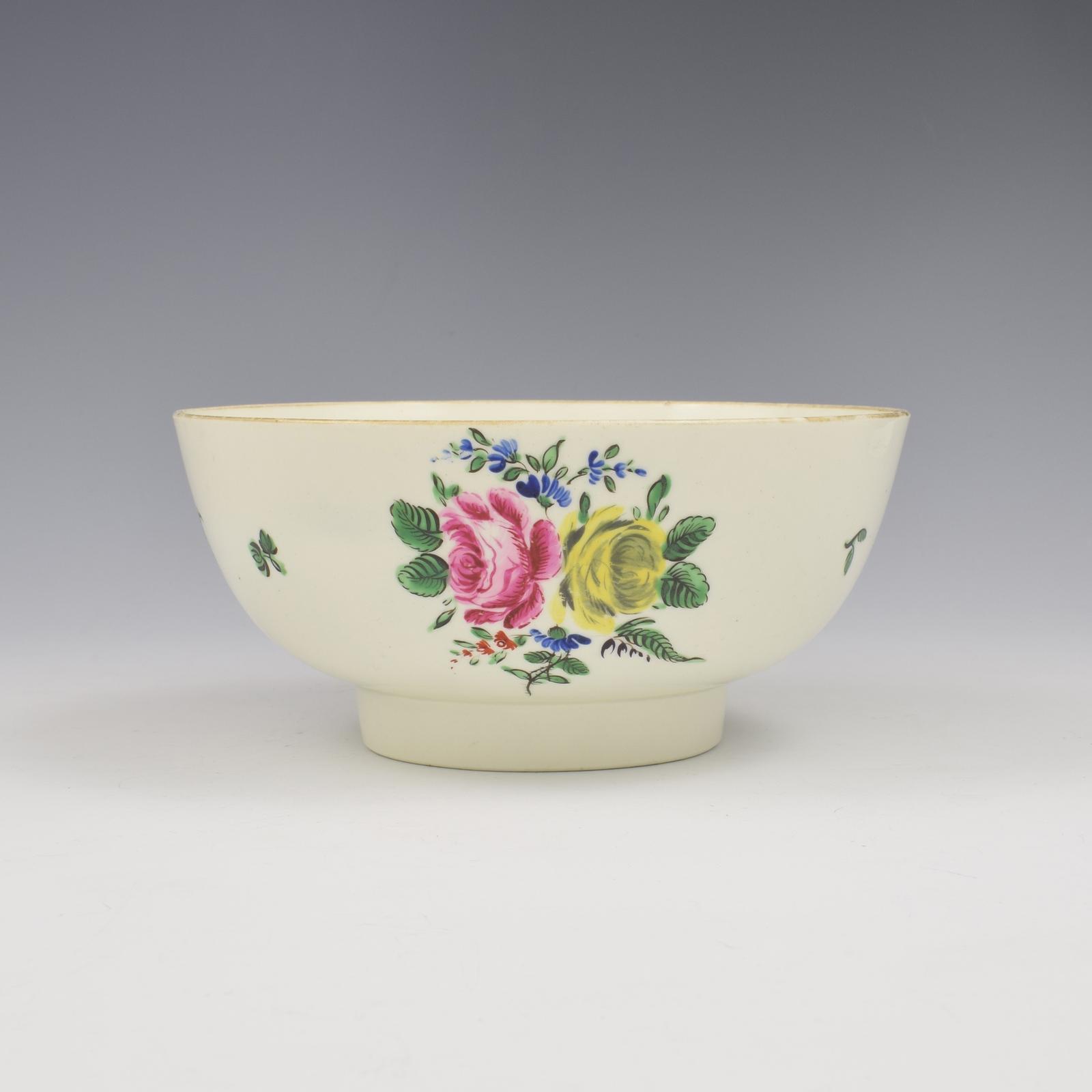 Large Dr Wall / First Period Worcester Porcelain Floral Slop Bowl c.1760 (1 of 6) Large Dr Wall / First Period Worcester Porcelain Floral Slop Bowl c.1760 (1 of 6)