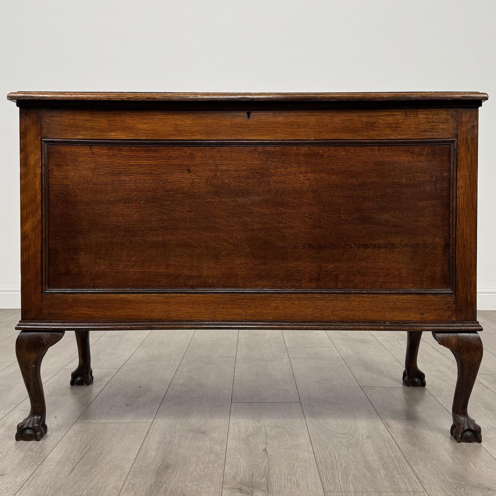 Antique 20th Century Blanket Box In Golden Oak (1 of 10)