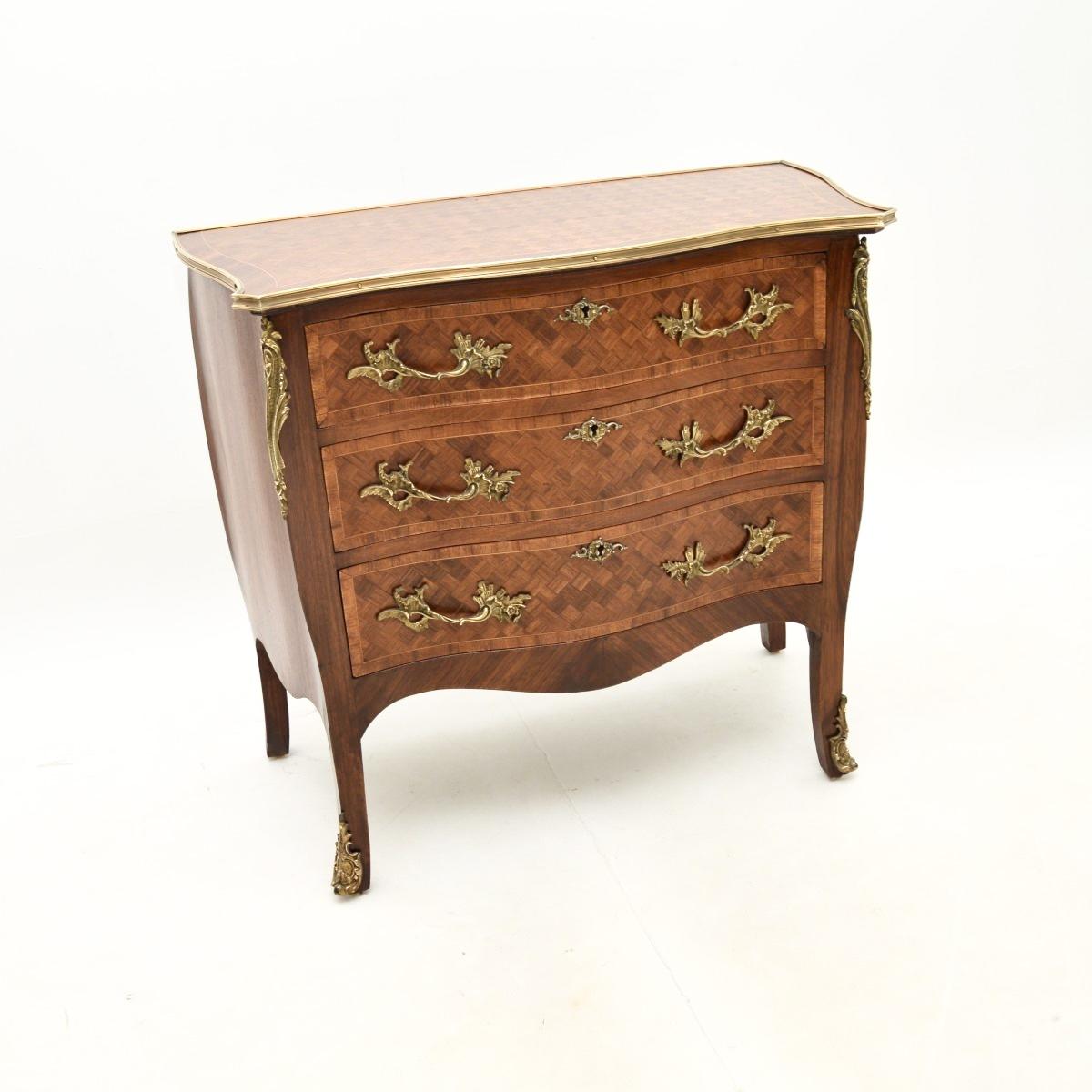 Antique French Inlaid Parquetry Commode (1 of 11)