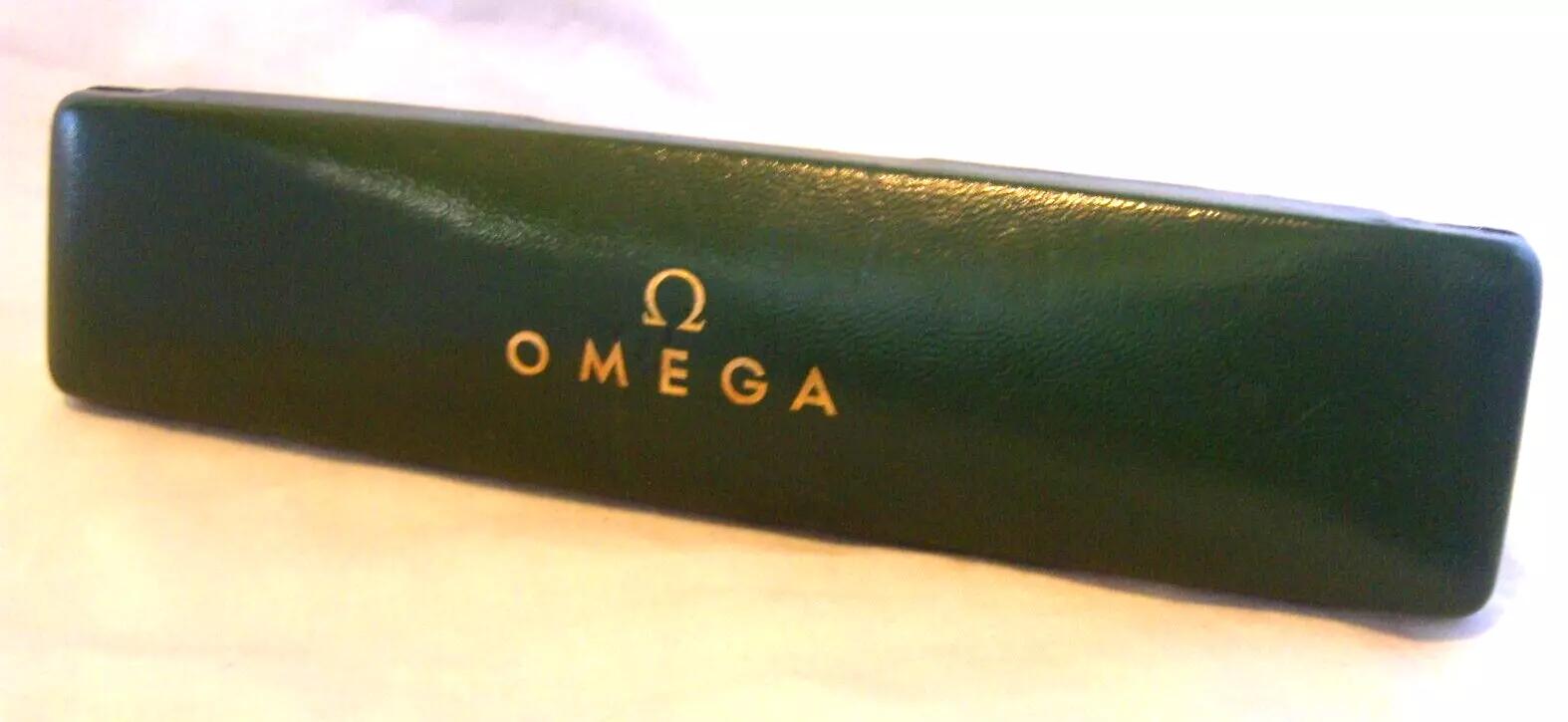Omega Wrist Watch Box Rare Green Display Presentation 1960s (1 of 16)