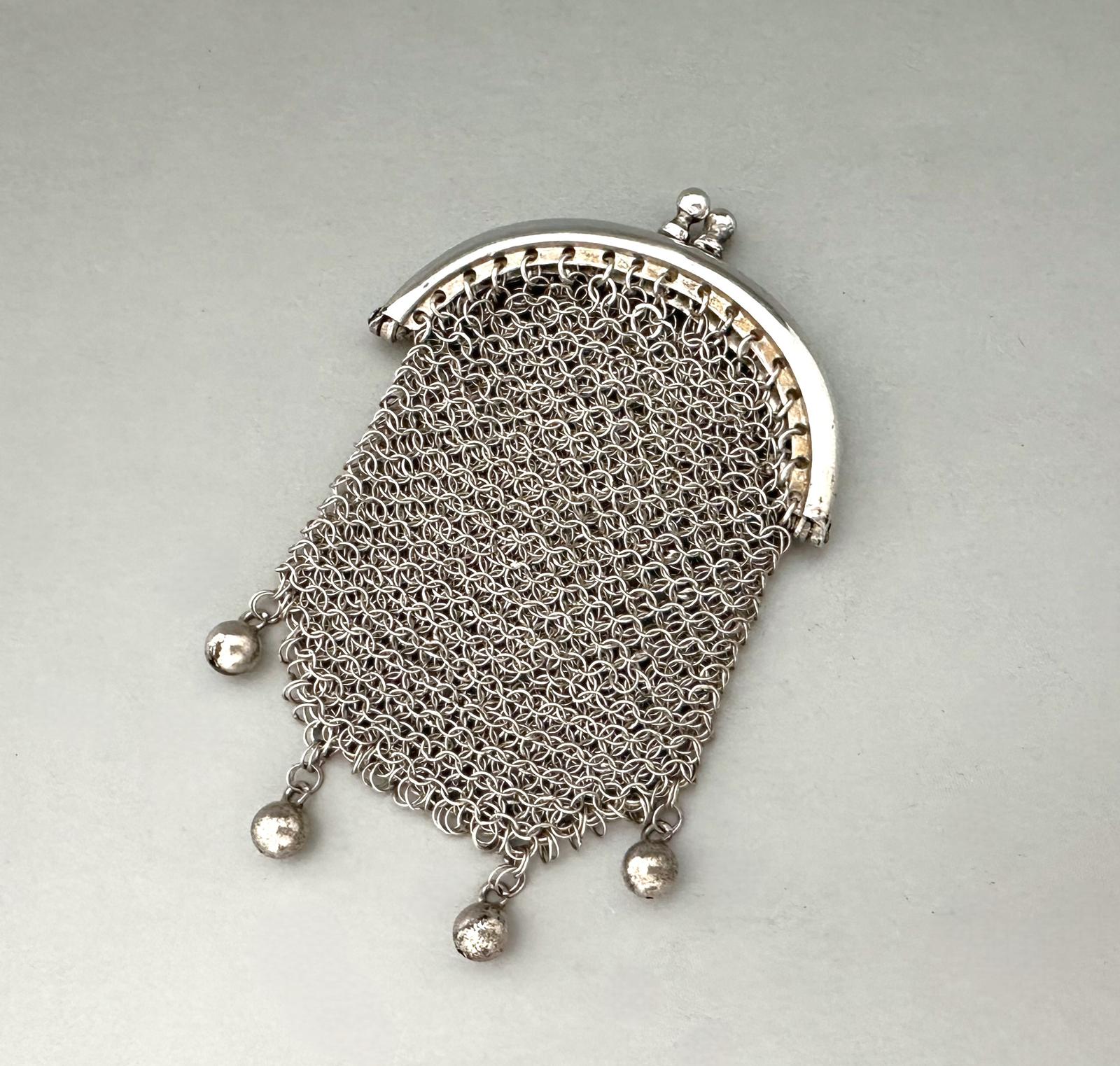 A Petite French Silver Chain Link Cocktail Purse (1 of 6) A Petite French Silver Chain Link Cocktail Purse (1 of 6)