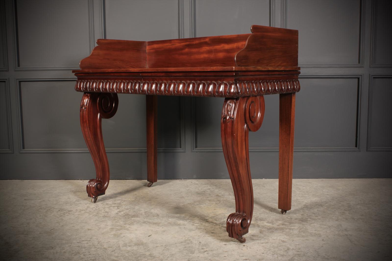 Magnificent William IV Mahogany Console Table (1 of 8)