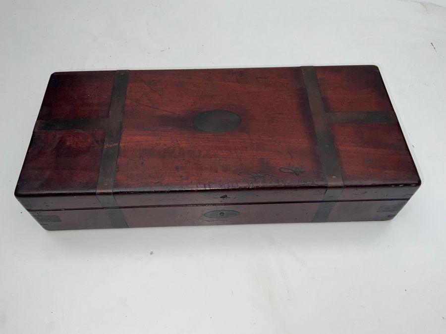 Guns Mahogany Brass Bound Fitted Case (1 of 12)