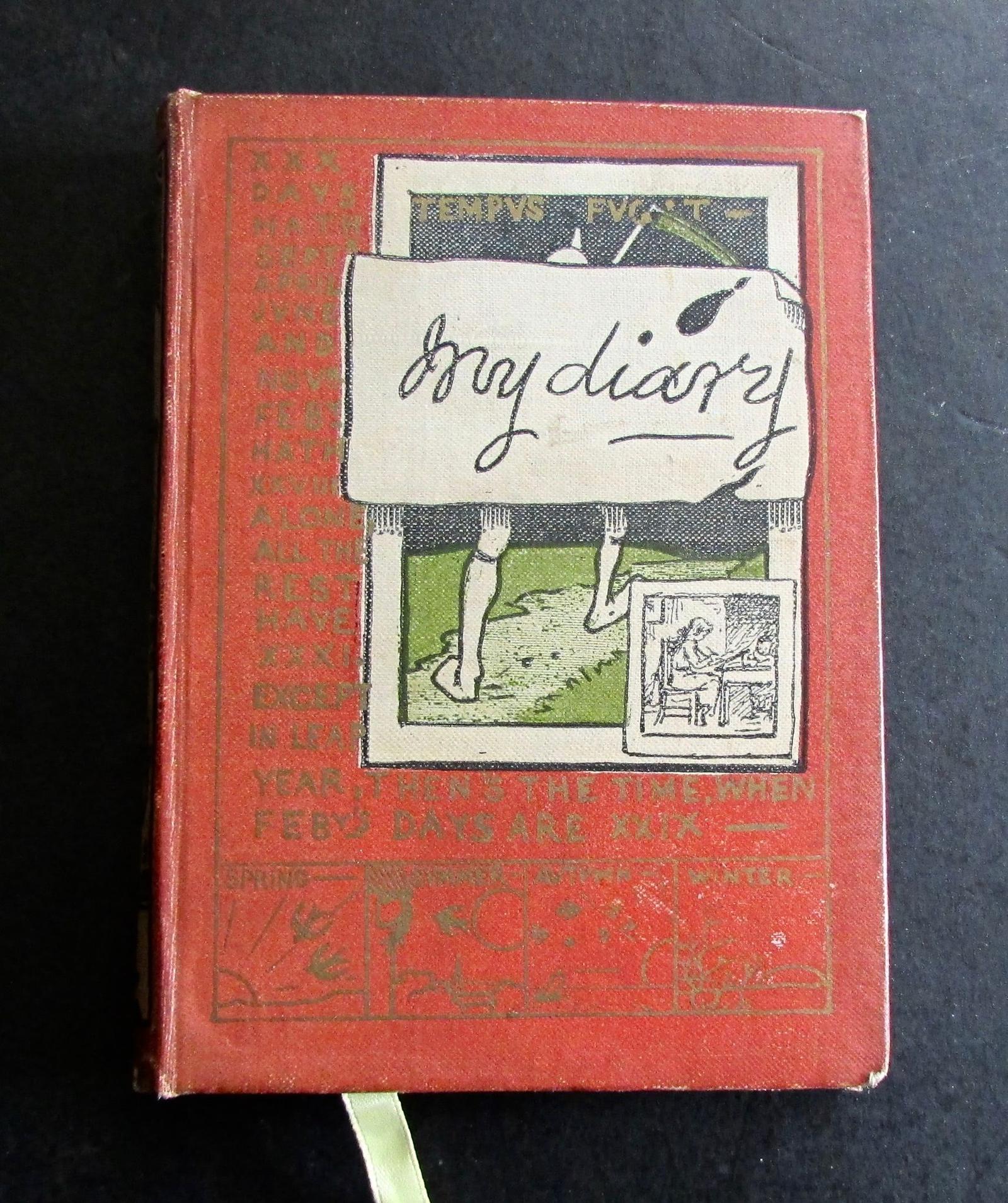 1890 1st Edition My Diary Illustrated by Edmund Evans (1 of 5) 1890 1st Edition My Diary Illustrated by Edmund Evans (1 of 5)