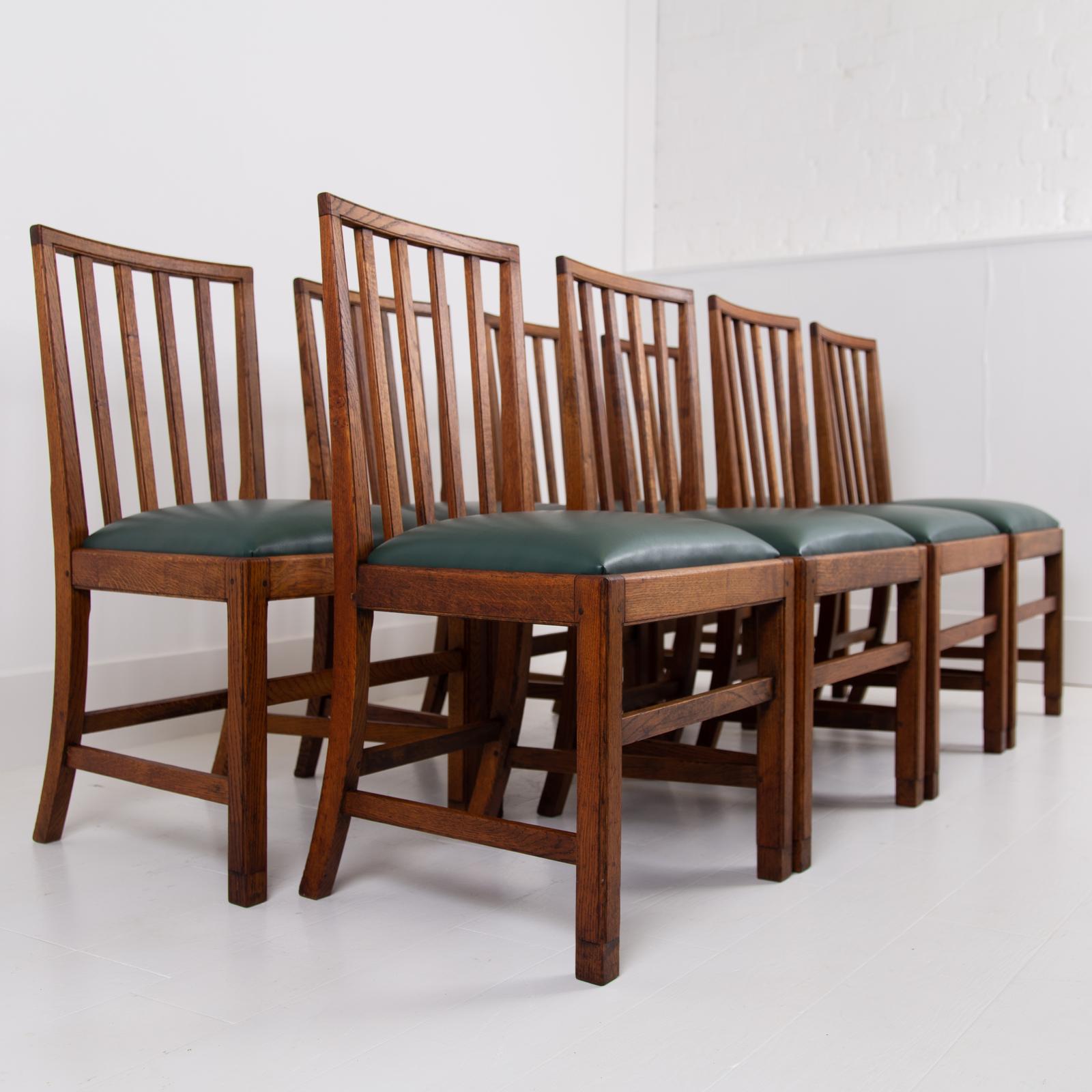 Set of 8 Gordon Russell Arts & Crafts Golden Oak Chairs 1930s (1 of 16) Set of 8 Gordon Russell Arts & Crafts Golden Oak Chairs 1930s (1 of 16)