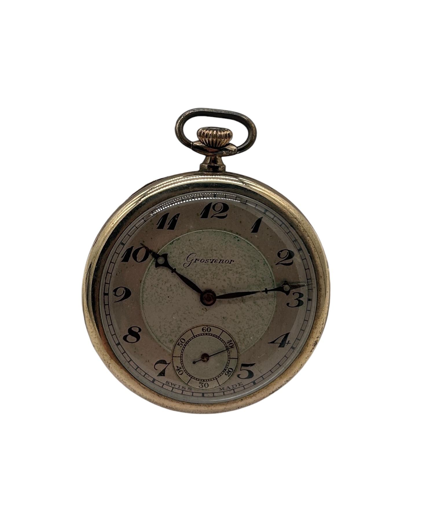 Fabulous Antique Rolled Gold Gentleman’s Dress Open Face Pocket Watch (1 of 8)