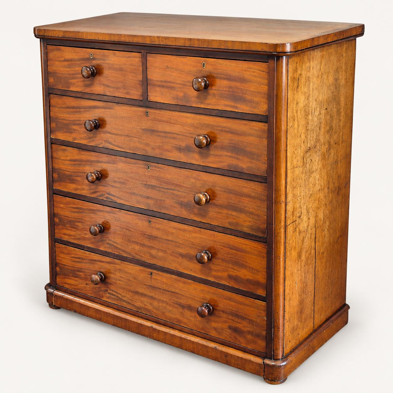 Antique Victorian Mahogany Chest of Drawers by Maple & Co London (1 of 19) Antique Victorian Mahogany Chest of Drawers by Maple & Co London (1 of 19)