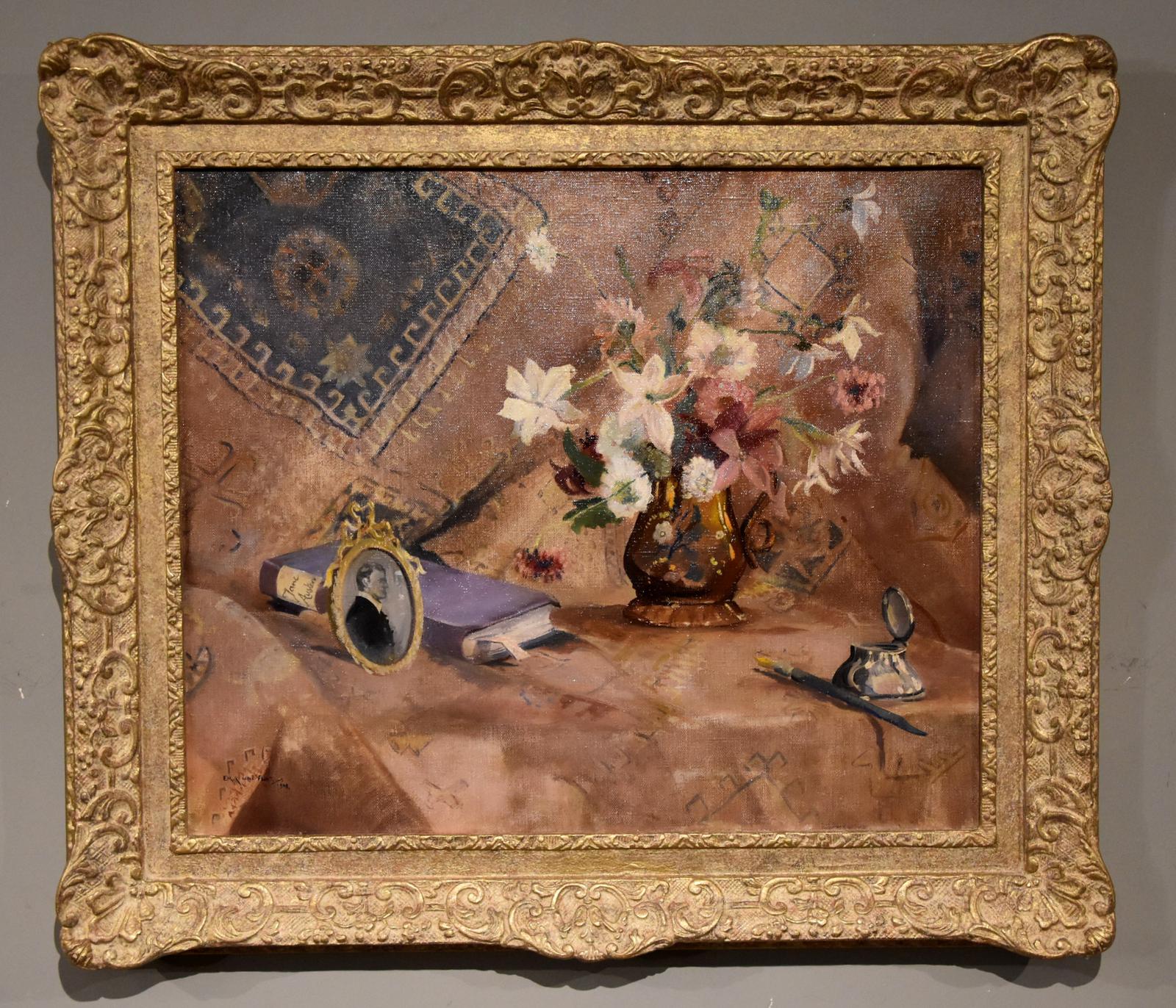 Oil Painting by Francis Murray Russell Flint - Flowers & Lushe (1 of 6)