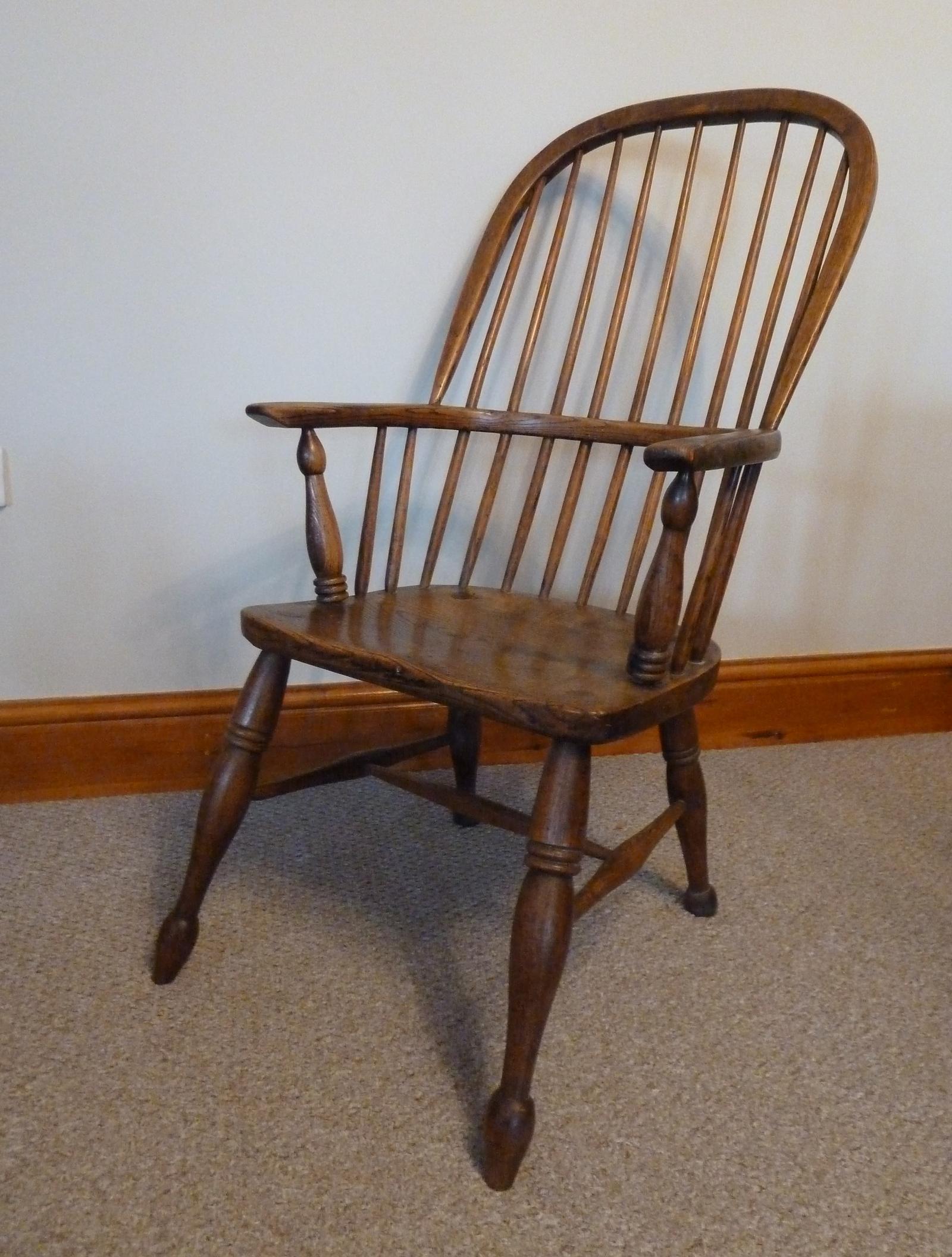 Early 19th Century Hoop Backed Windsor Armchair (1 of 9)