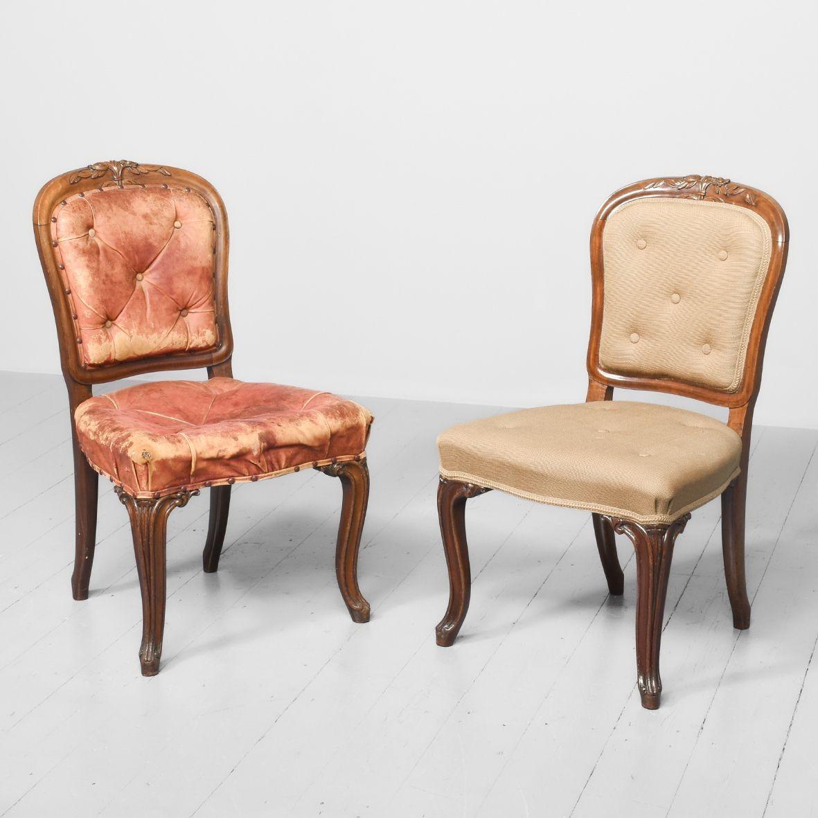 Set of 9 Carved Dining Chairs (1 of 10)