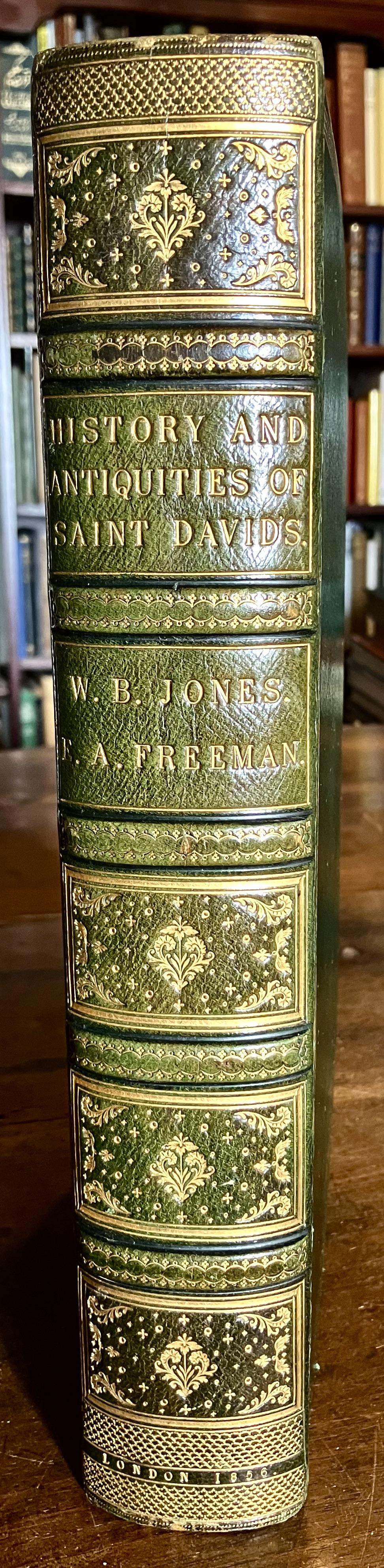 1856 History & Antiquities of Saint David's by W B Jones Hayday Leather Binding (1 of 5)