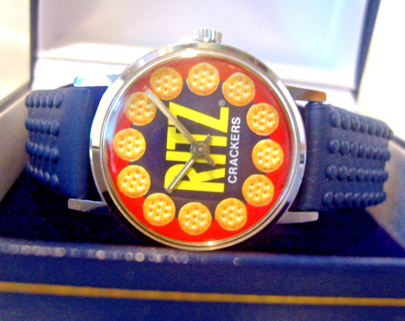 Wrist Watch Ritz Crackers Swiss Vintage 1970s Manual Wind Serviced & FWO (1 of 13)