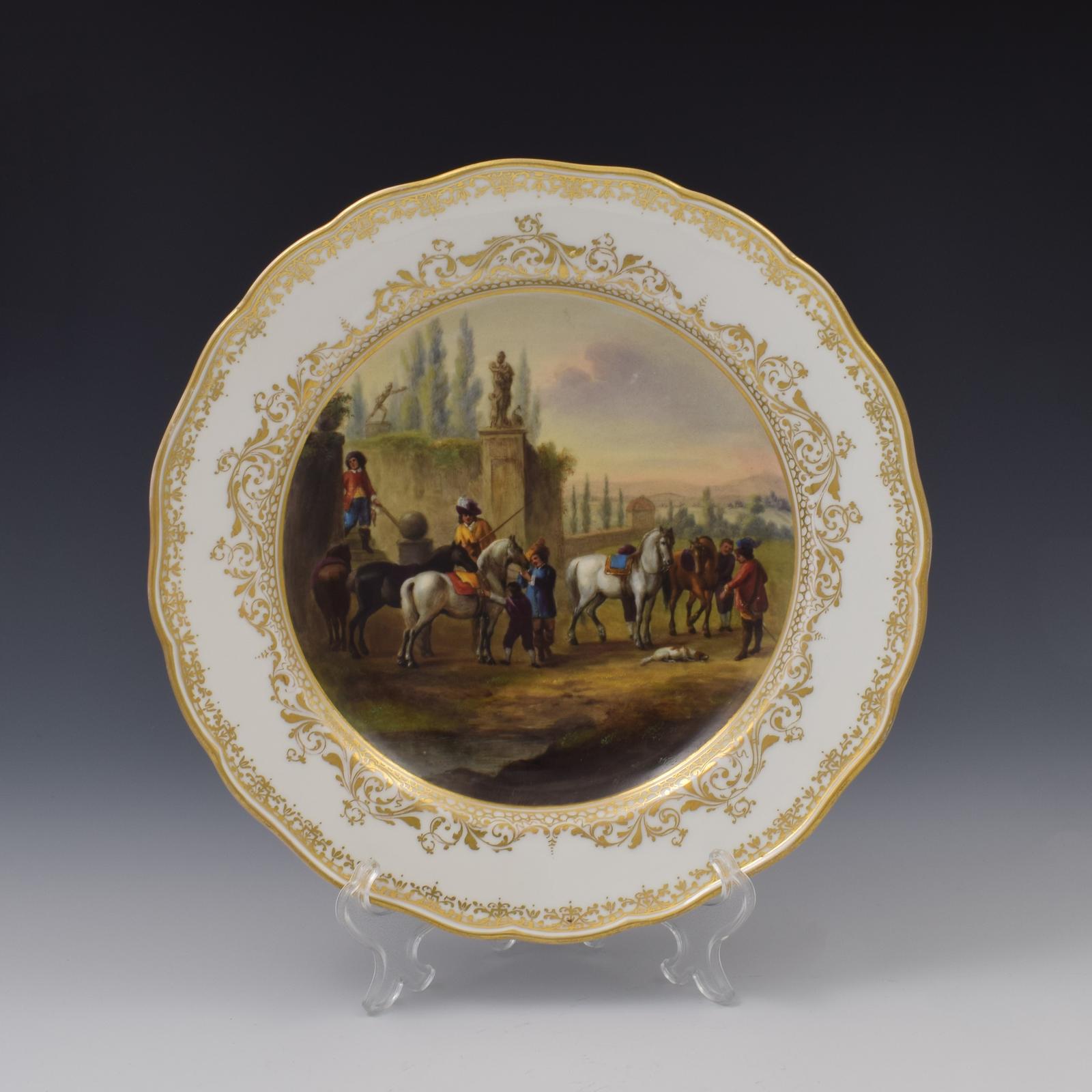 19th Century Meissen Porcelain Cabinet Plate Old Masters Style c.1860 (1 of 6) 19th Century Meissen Porcelain Cabinet Plate Old Masters Style c.1860 (1 of 6)