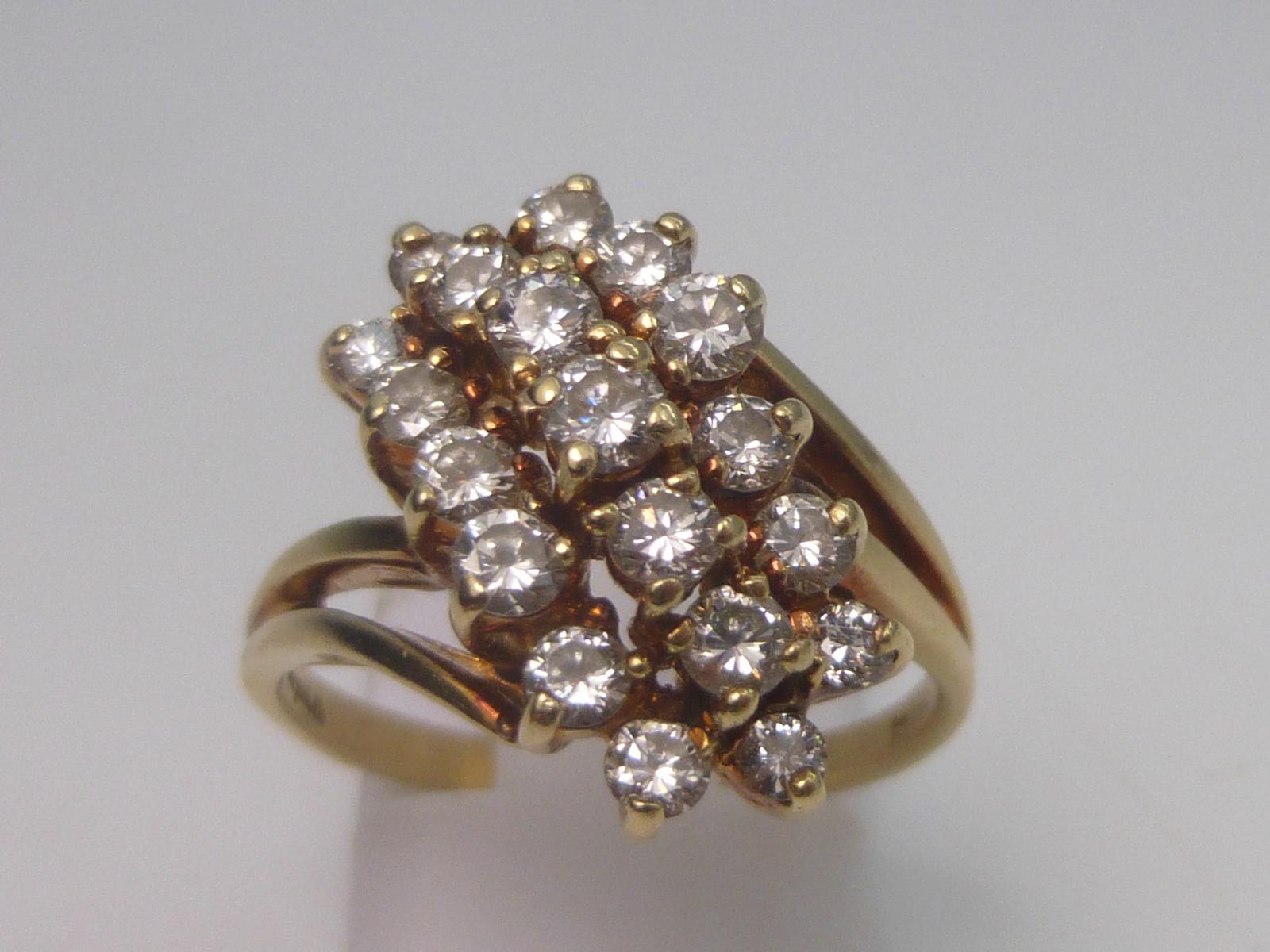 Gold & Diamond Dress Ring (1 of 6)