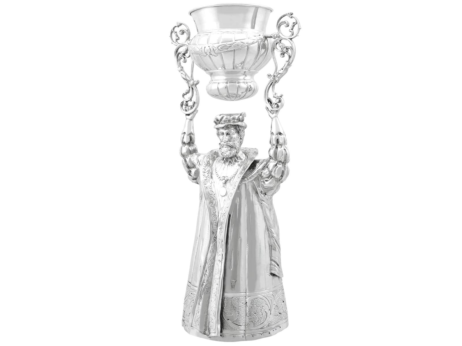 Antique Victorian Sterling Silver Wager Cup (1 of 15)