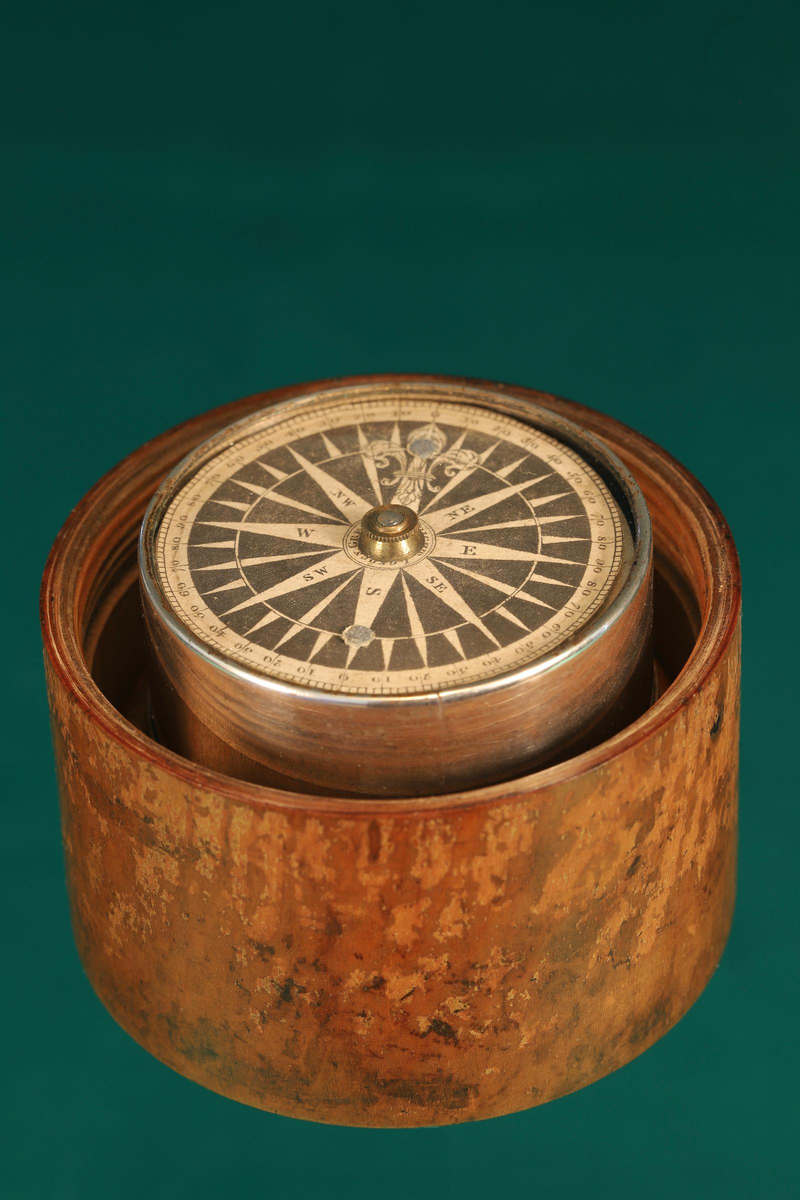 Georgian Gimballed Travel Compass by Gregory & Wright c.1785 (1 of 11)