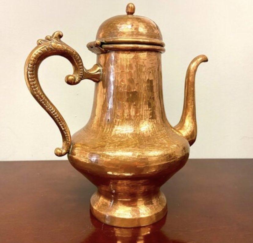 Vintage Copper / Barracha Made in Portugal / Hand Made Lidded Jug Pitcher / From 1960s (1 of 8)