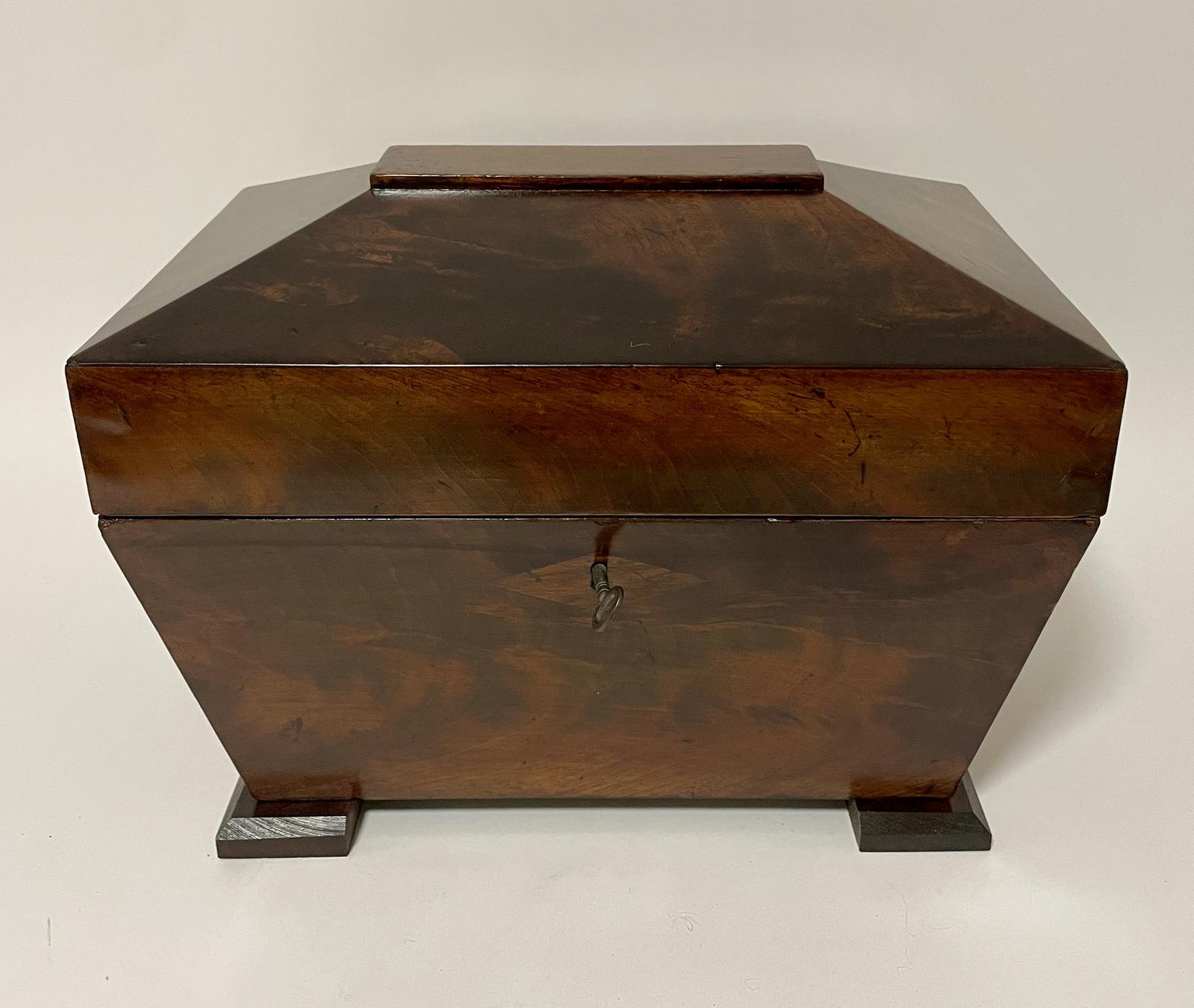 Antique Mahogany Caddy Box (1 of 14)