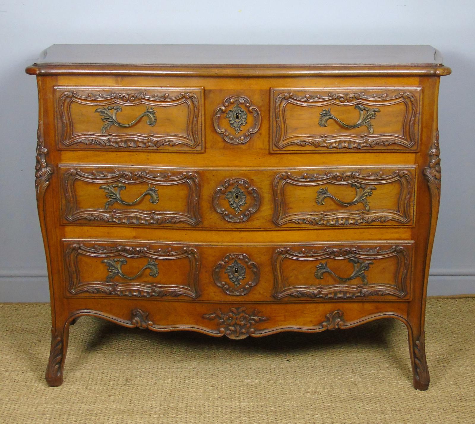 French Walnut Chest of Drawers (1 of 9)