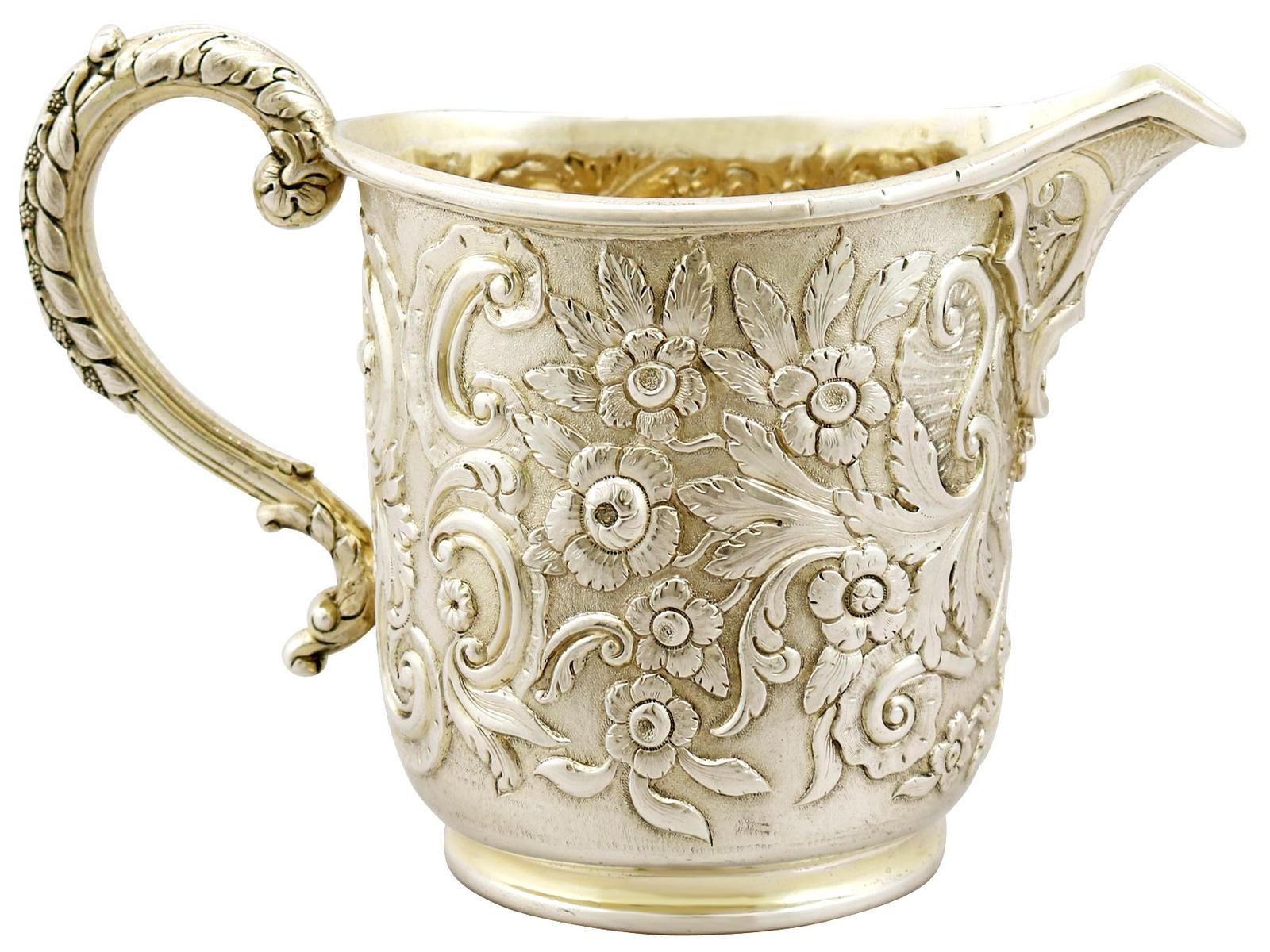 Indian Colonial Silver Jug - Antique c.1830 (1 of 12)