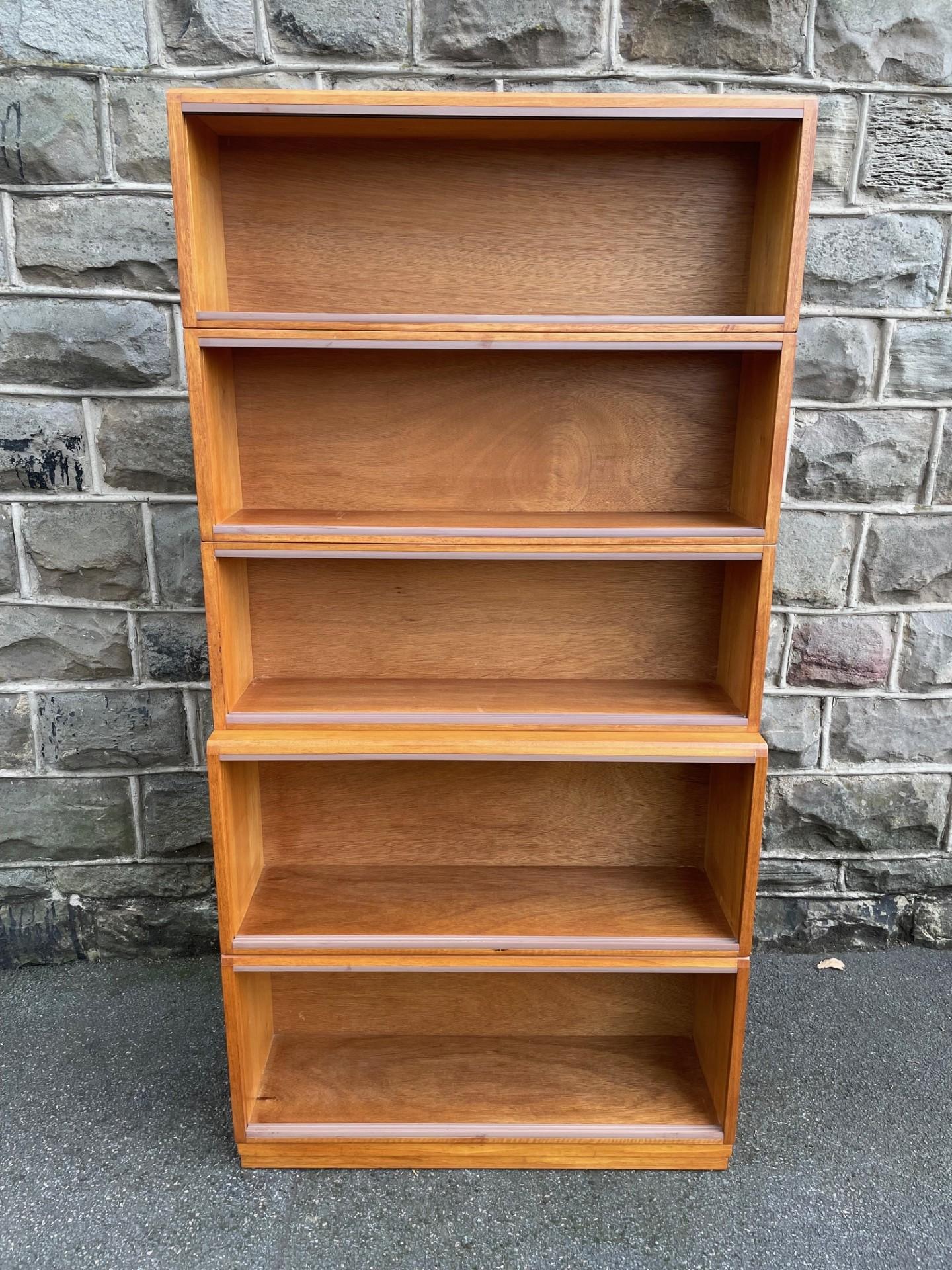 Golden Oak Stacking Library Bookcases Bookshelves (1 of 7)