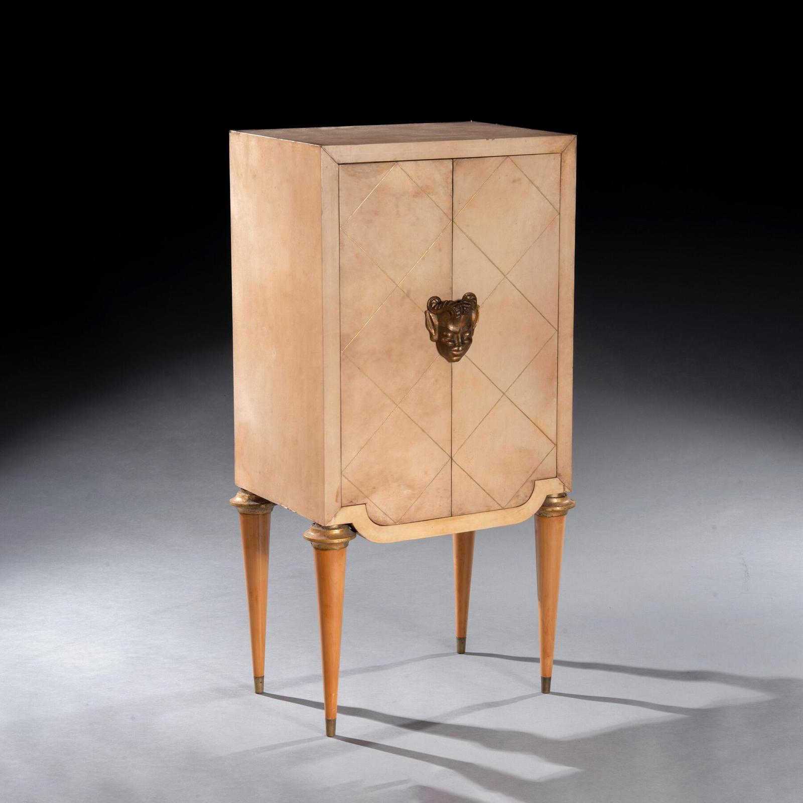 Maurice Jallot French Art Deco Parchment Inlaid Cabinet (1 of 7) Maurice Jallot French Art Deco Parchment Inlaid Cabinet (1 of 7)