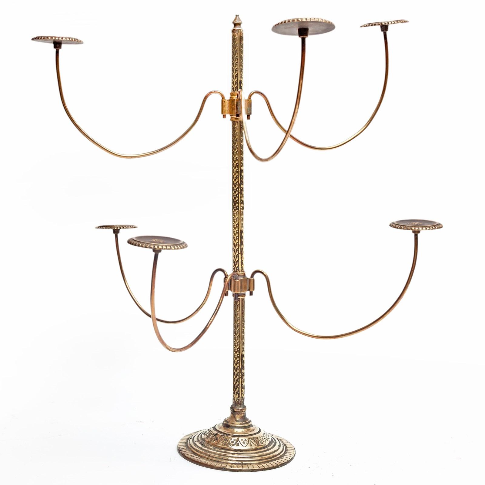 Chased Brass Counter-top Hatstand From Millinery Shop (1 of 8)