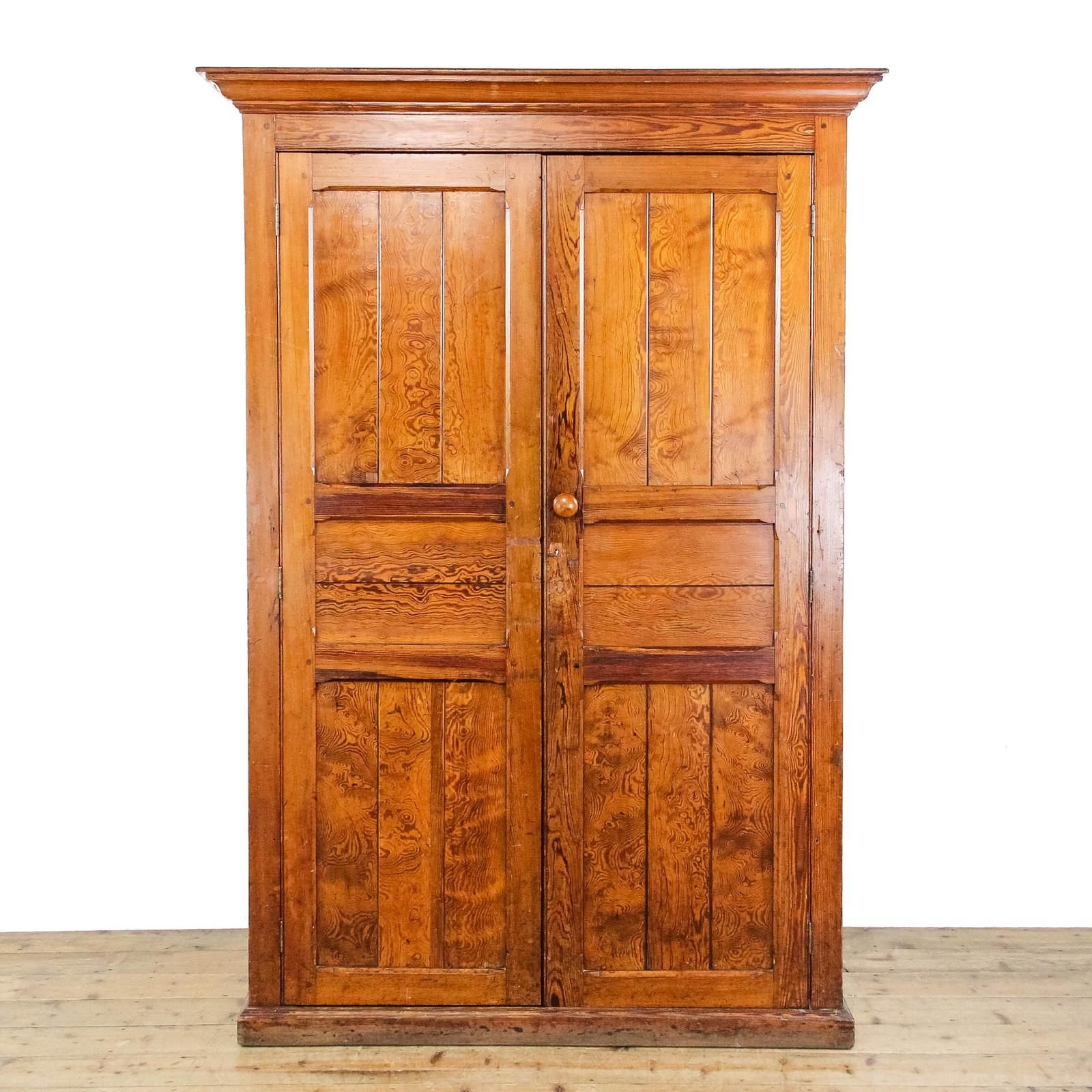 Large Victorian Pine Two Door Housekeepers Cupboard (1 of 12)