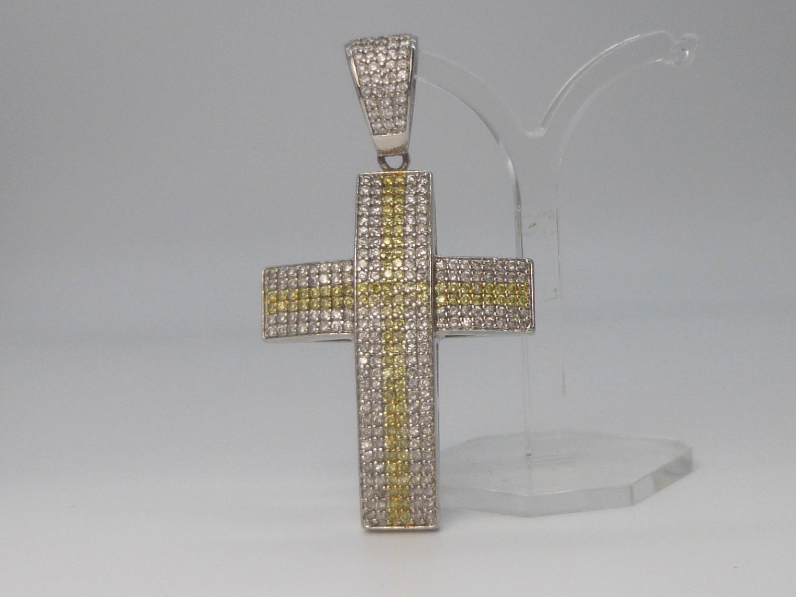 Large Silver Paste Set Cross (1 of 6)