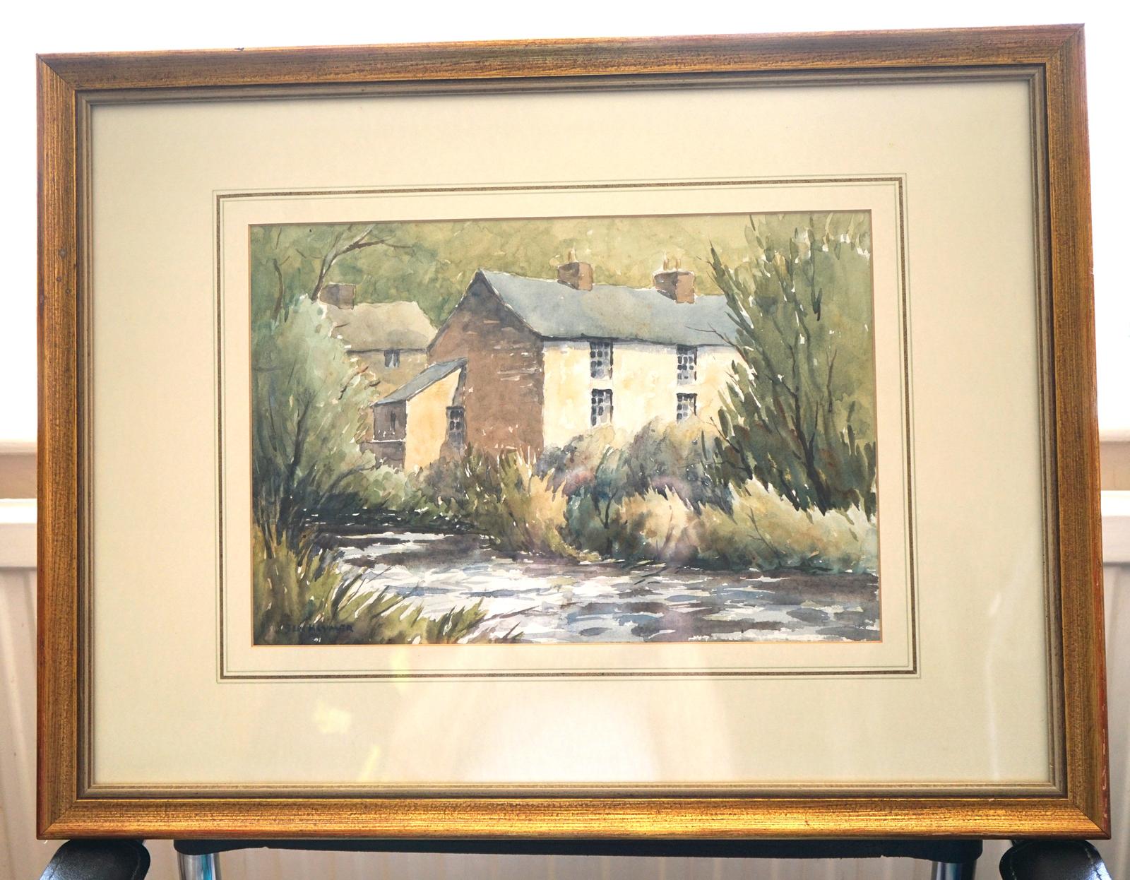 Watercolour - The Cottage by the River (1 of 5)