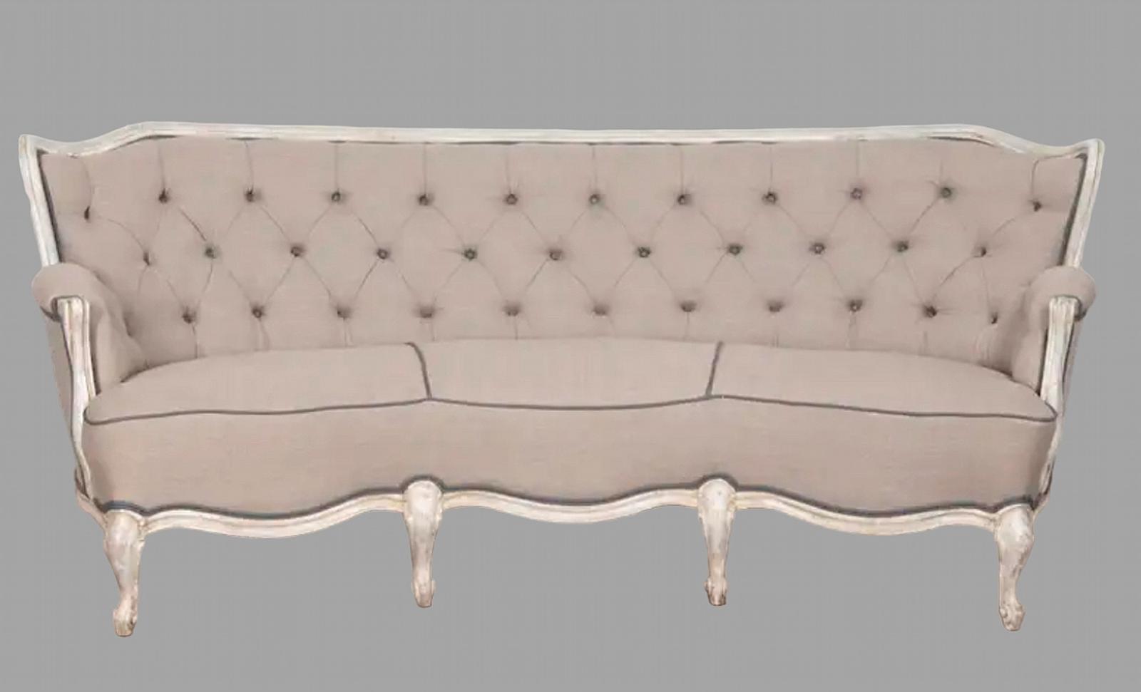 An Attractive 19th Century Painted Settee (1 of 5)