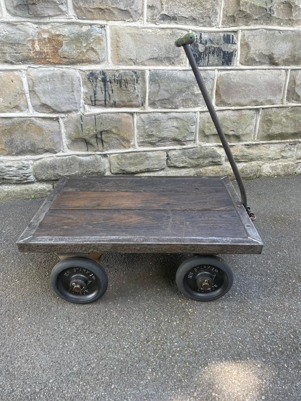 Antique Bullion Cart By H H Stark Ltd London (1 of 14) Antique Bullion Cart By H H Stark Ltd London (1 of 14)